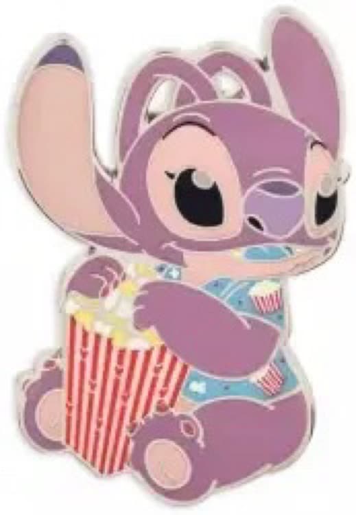 Angel With Popcorn - Stitch Attacks Snacks Series front