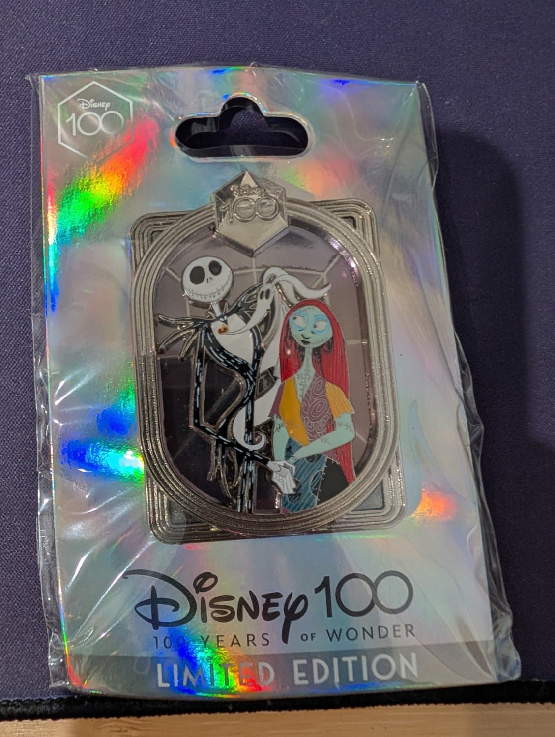 Jack Skellington, Sally, and Zero - The Nightmare Before Christmas Disney 100 Years of Wonder front