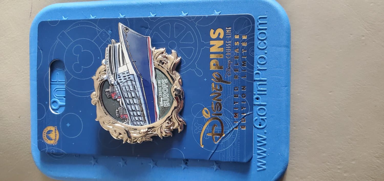 Disney Cruise Line Europe Ship Pin front