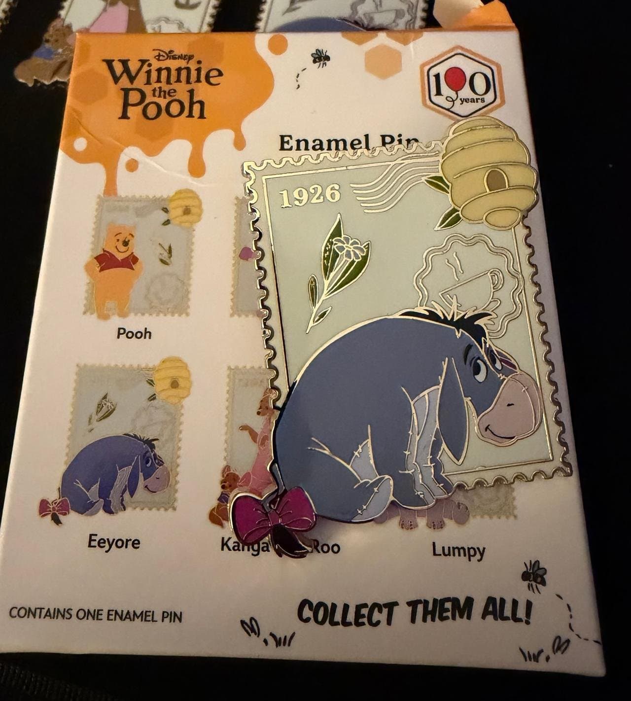 Eeyore-winnie the pooh stamp front