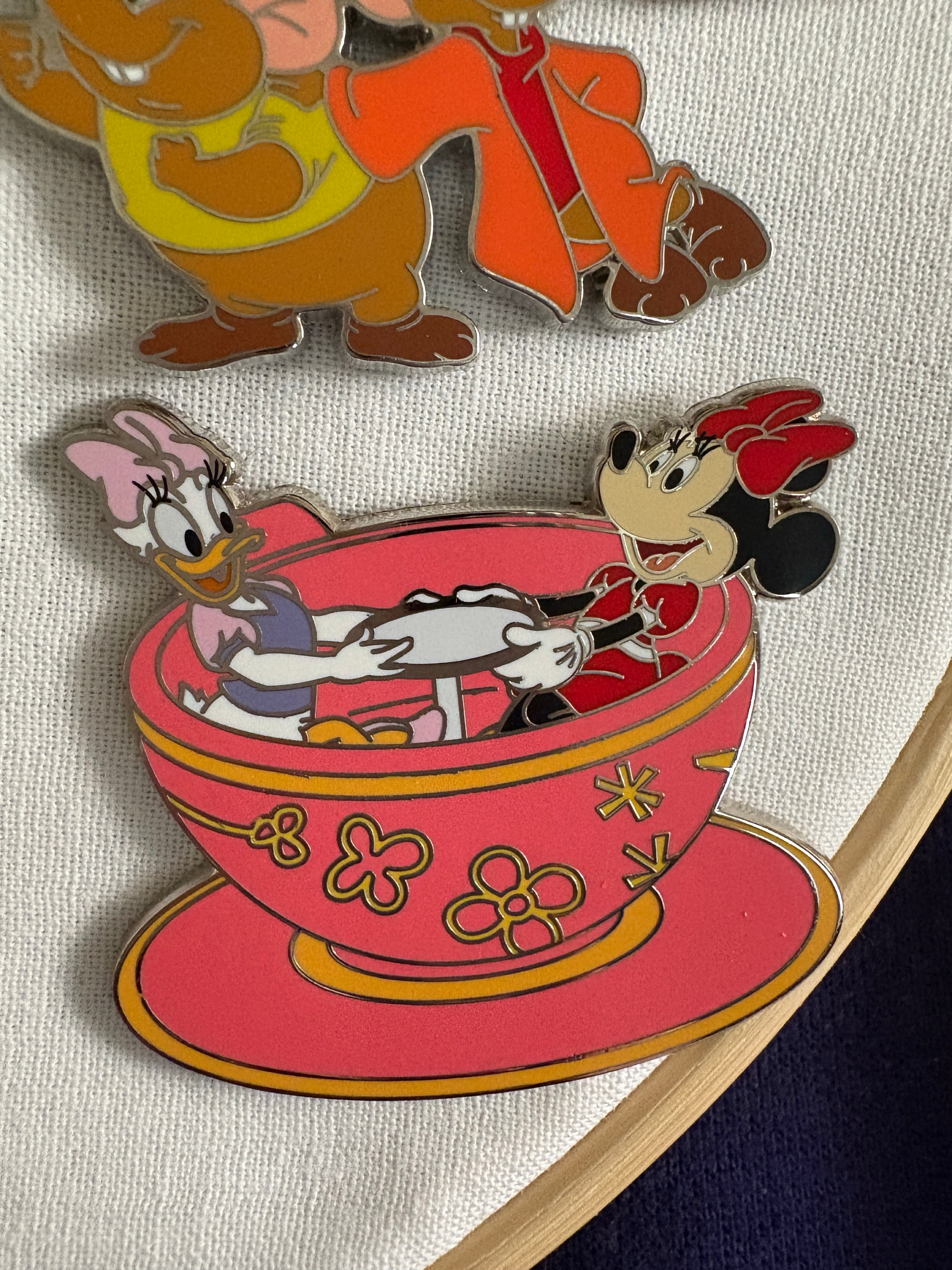 Minnie Mouse and Daisy Duck in Pink Teacup - Mad Tea Party front