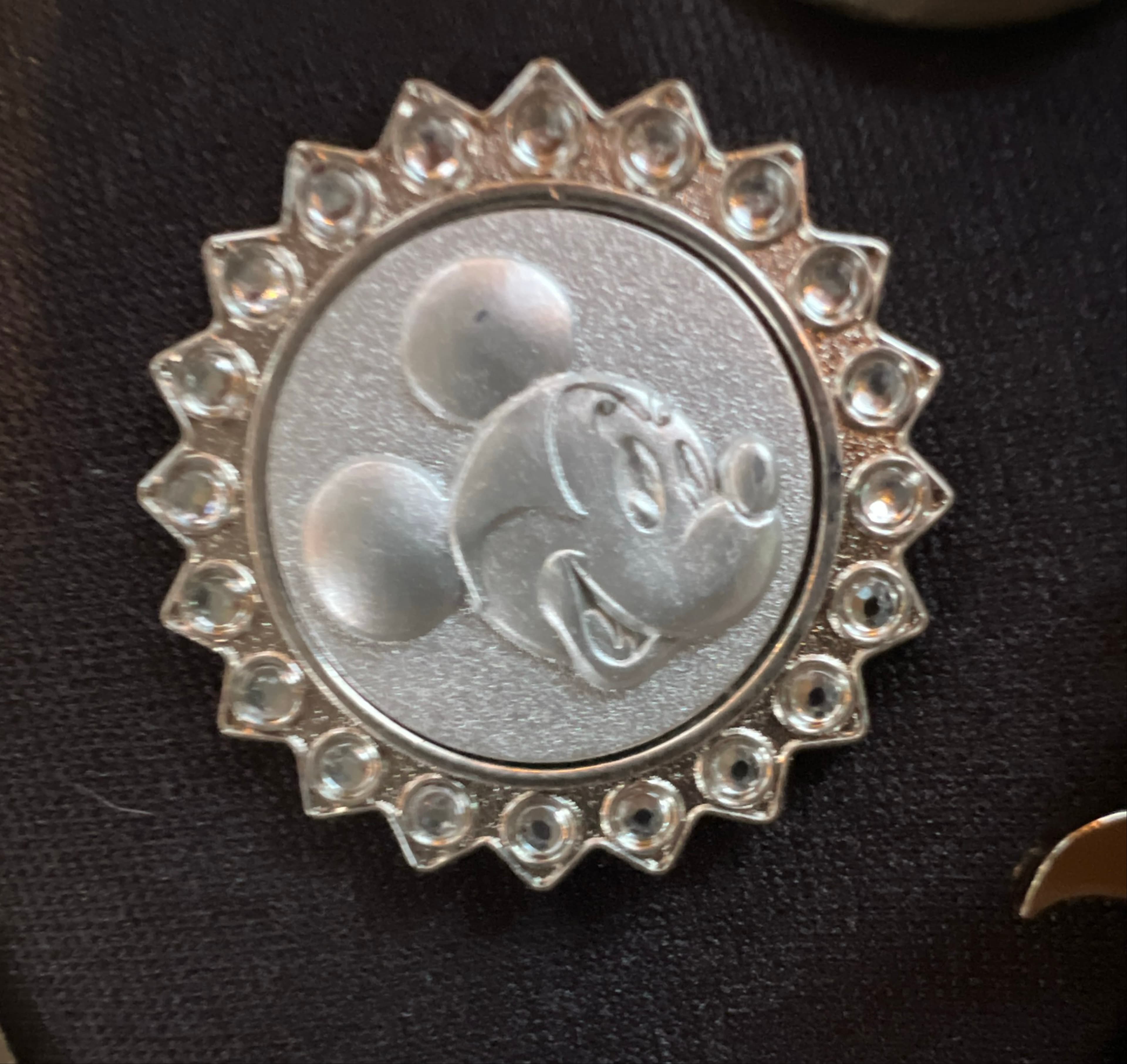 Mickey Mouse - Sculpted Face - Jeweled Frame front
