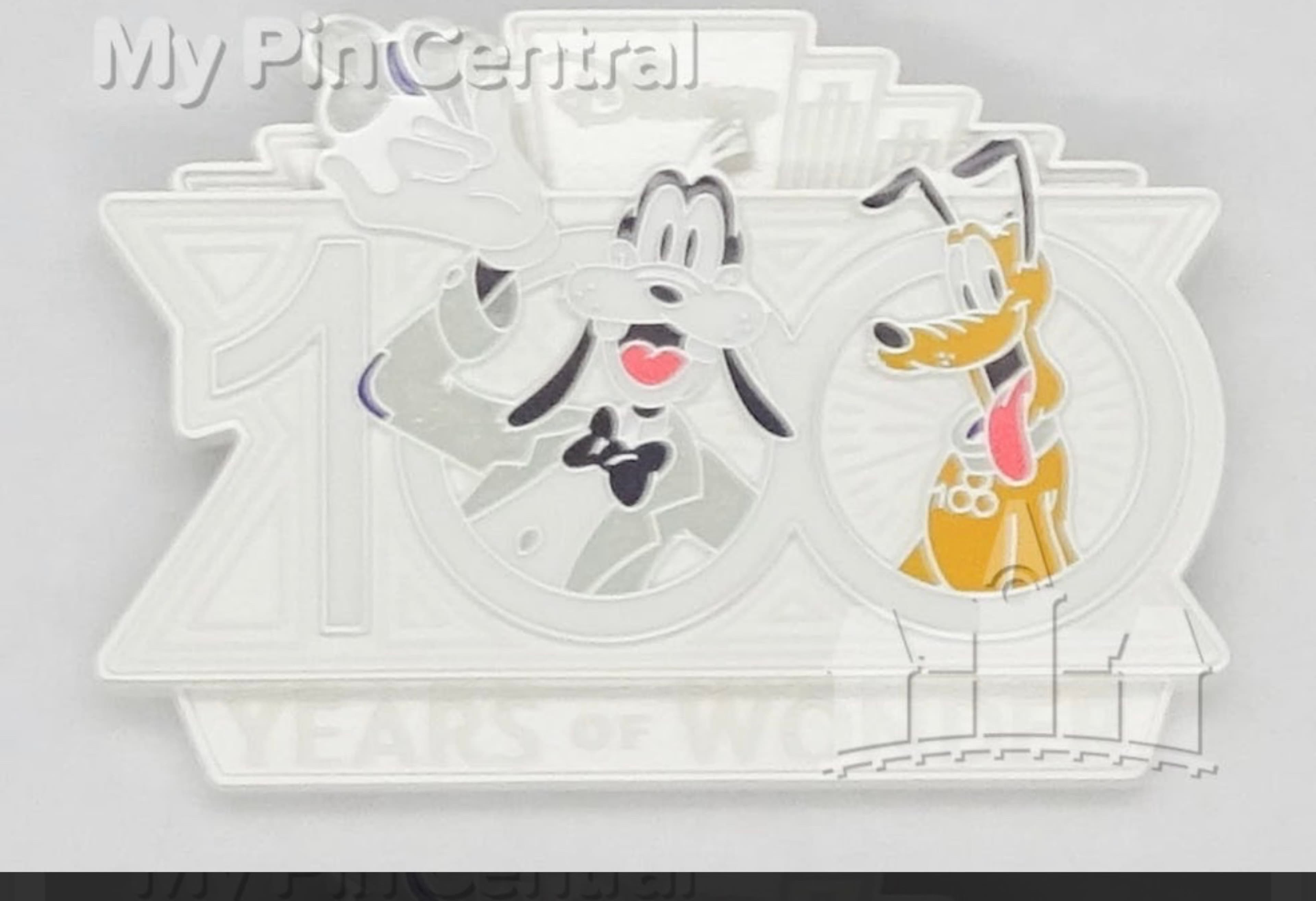 Disney100 Celebrating 100 Years with Character - Goofy and Pluto front