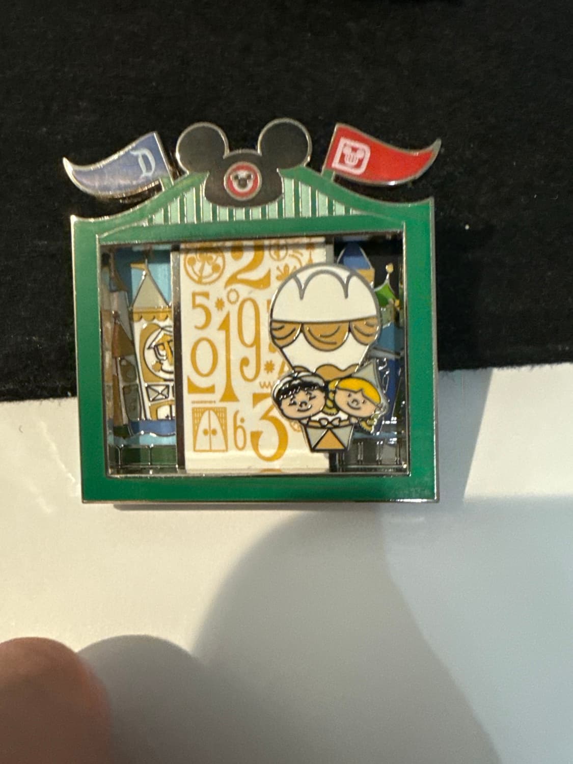 Disney Bicoastal Adventures it's a small world Pin front
