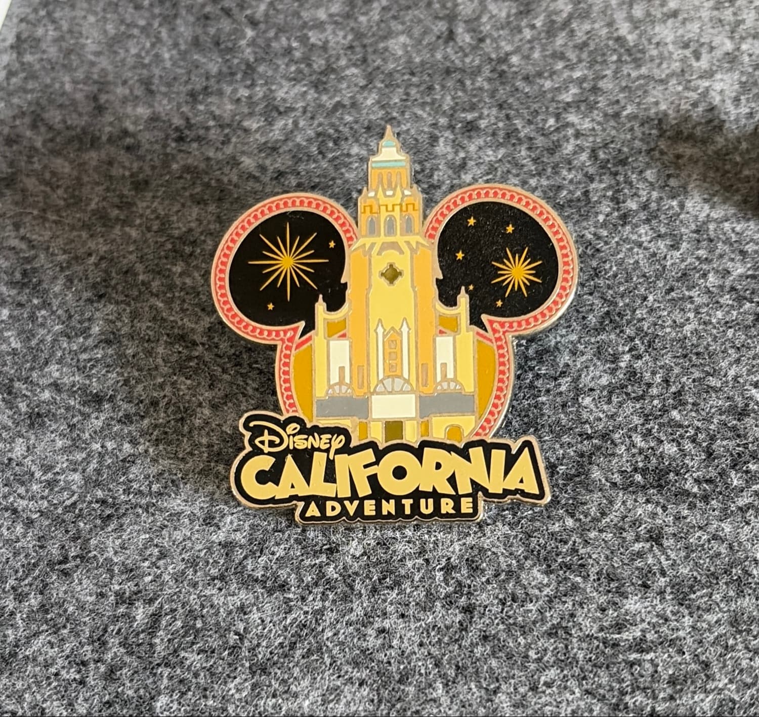 Disney California Adventure Mickey Ears Carthay Circle Pin front