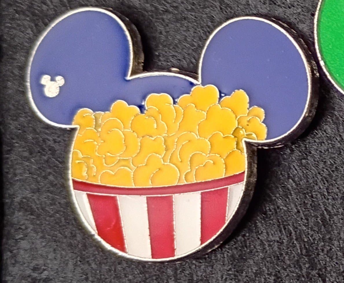 Mouse head filled with popcorn front
