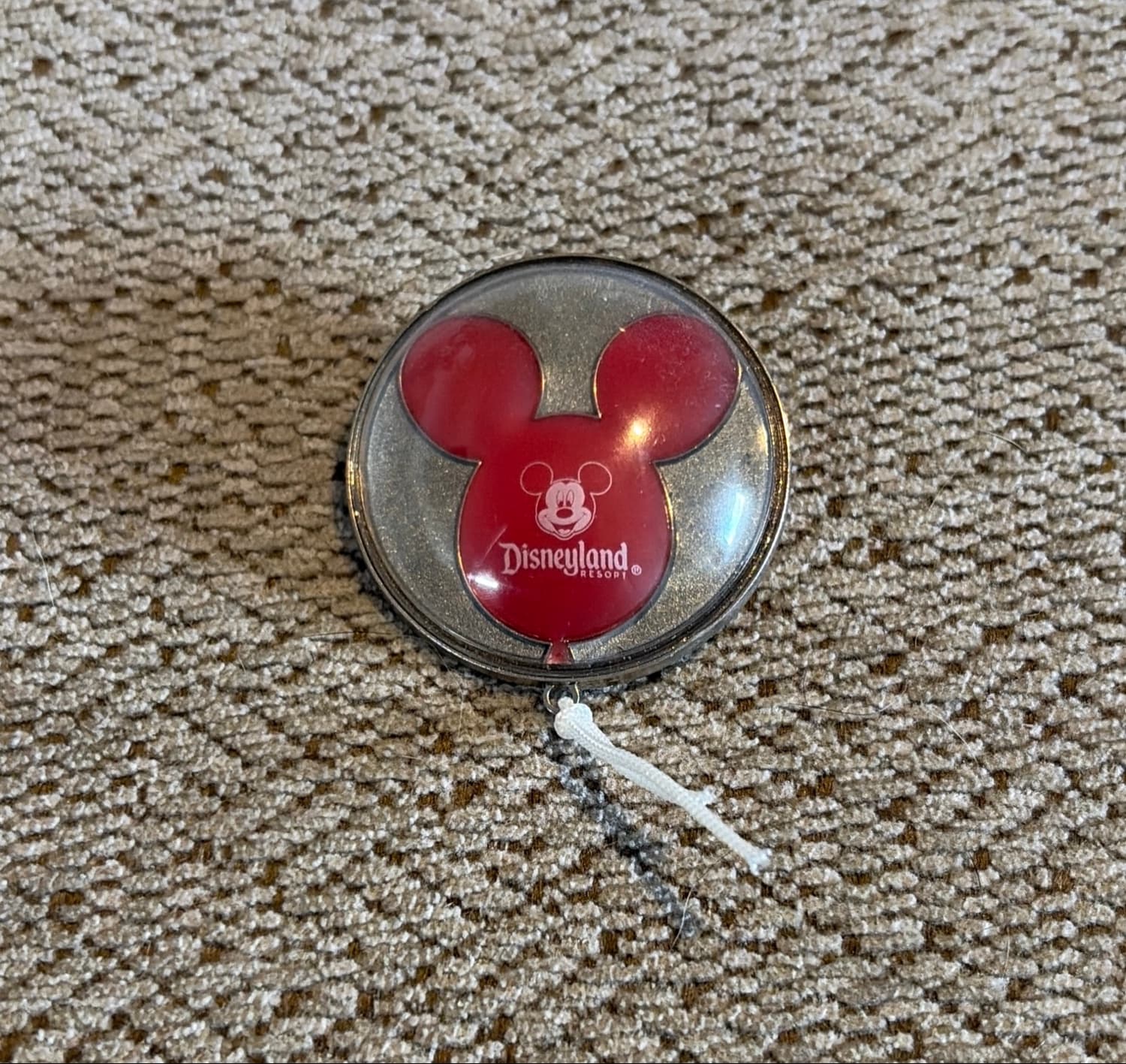 Disneyland - Red Balloon with String front
