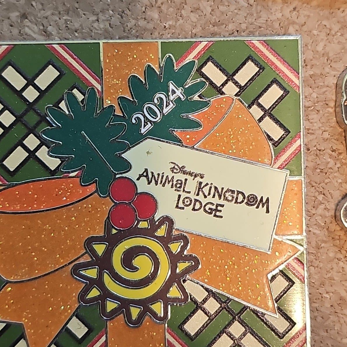 Christmas pin front