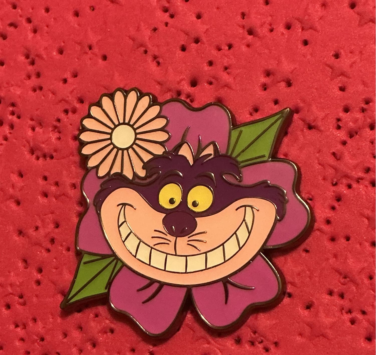 Cheshire Cat with Flower front