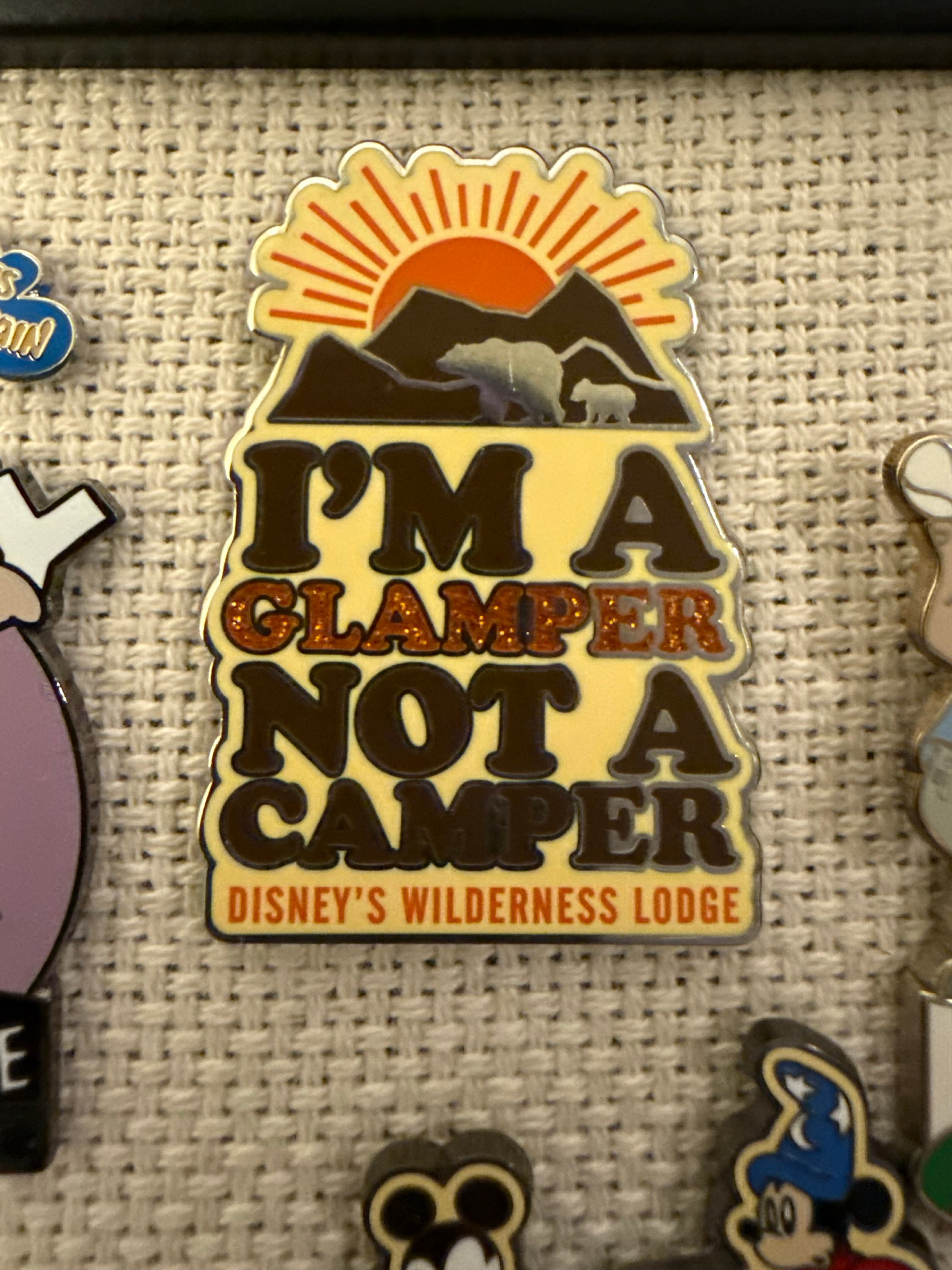 I'm A Glamper Not A Camper - Disney's Wilderness Lodge front