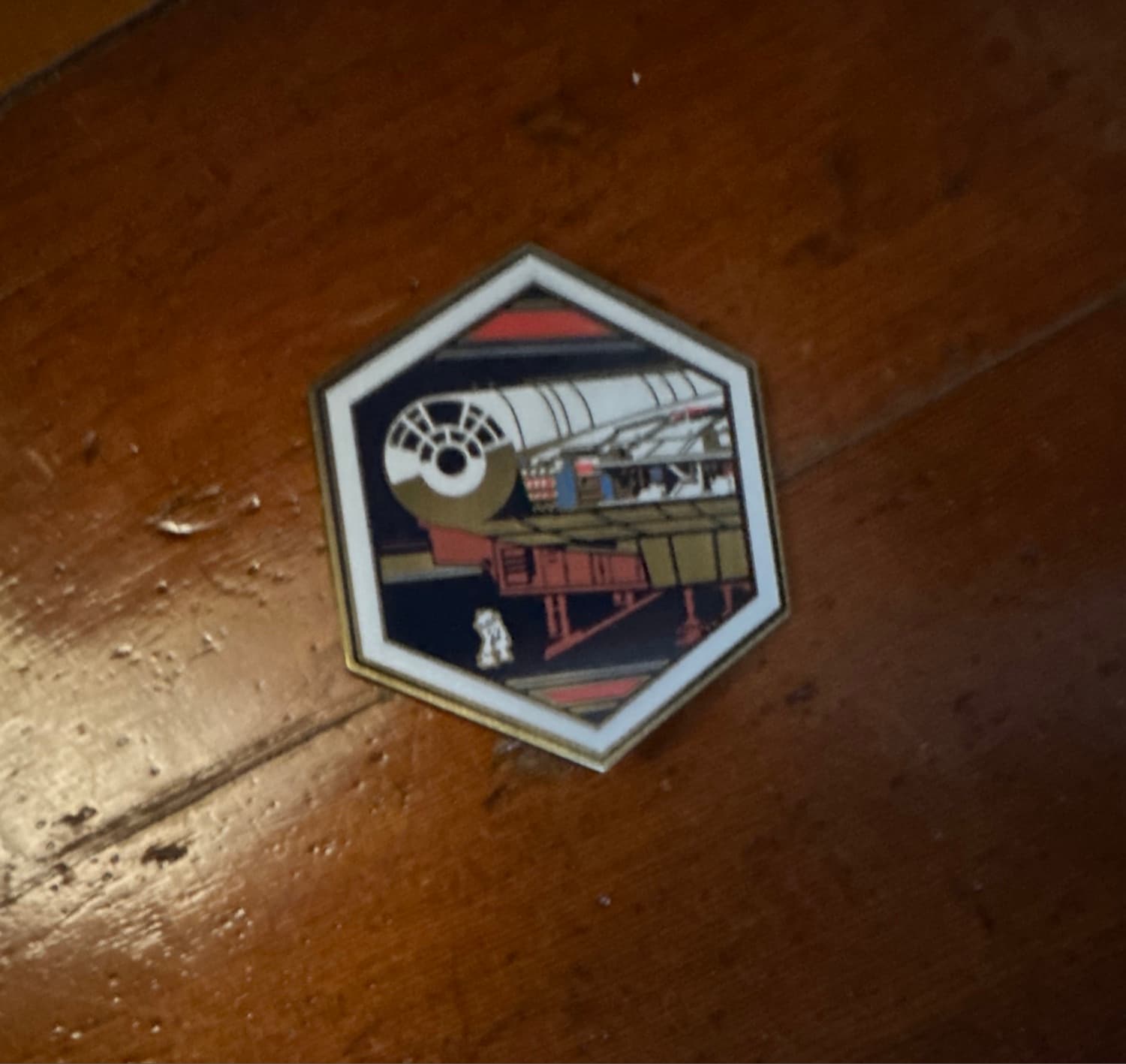 Millennium Falcon Hexagon Pin