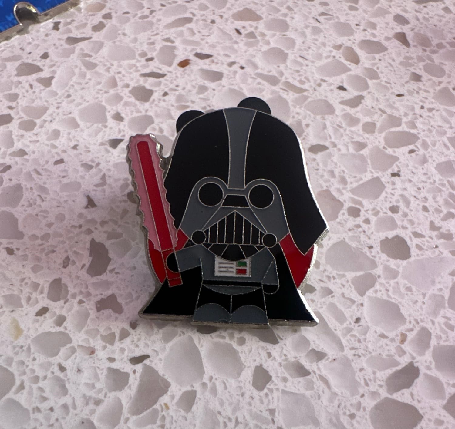 Star Wars Darth Vader Chibi Enamel Pin front