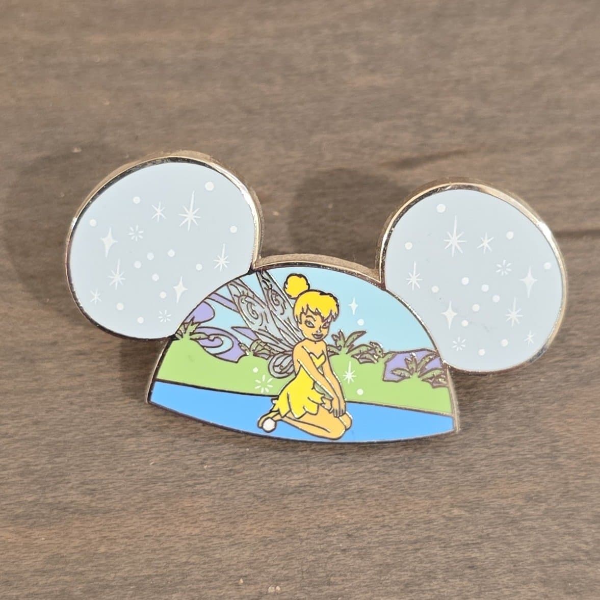 Tinker Bell - Blue Cloud with Light Blue Stars front