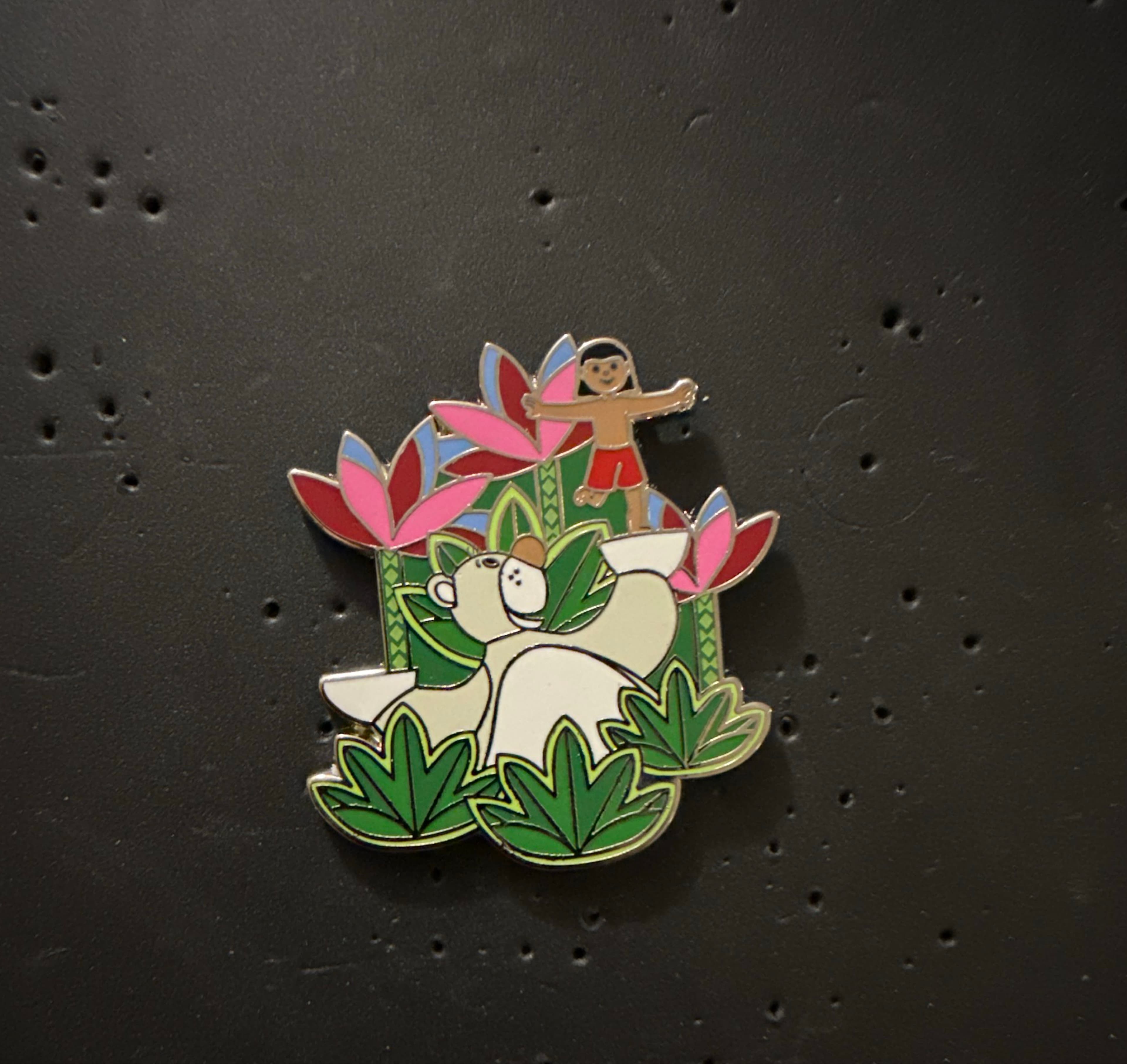 Jungle Book Mowgli & Baloo - It's a Small World Mystery Pin B01 front