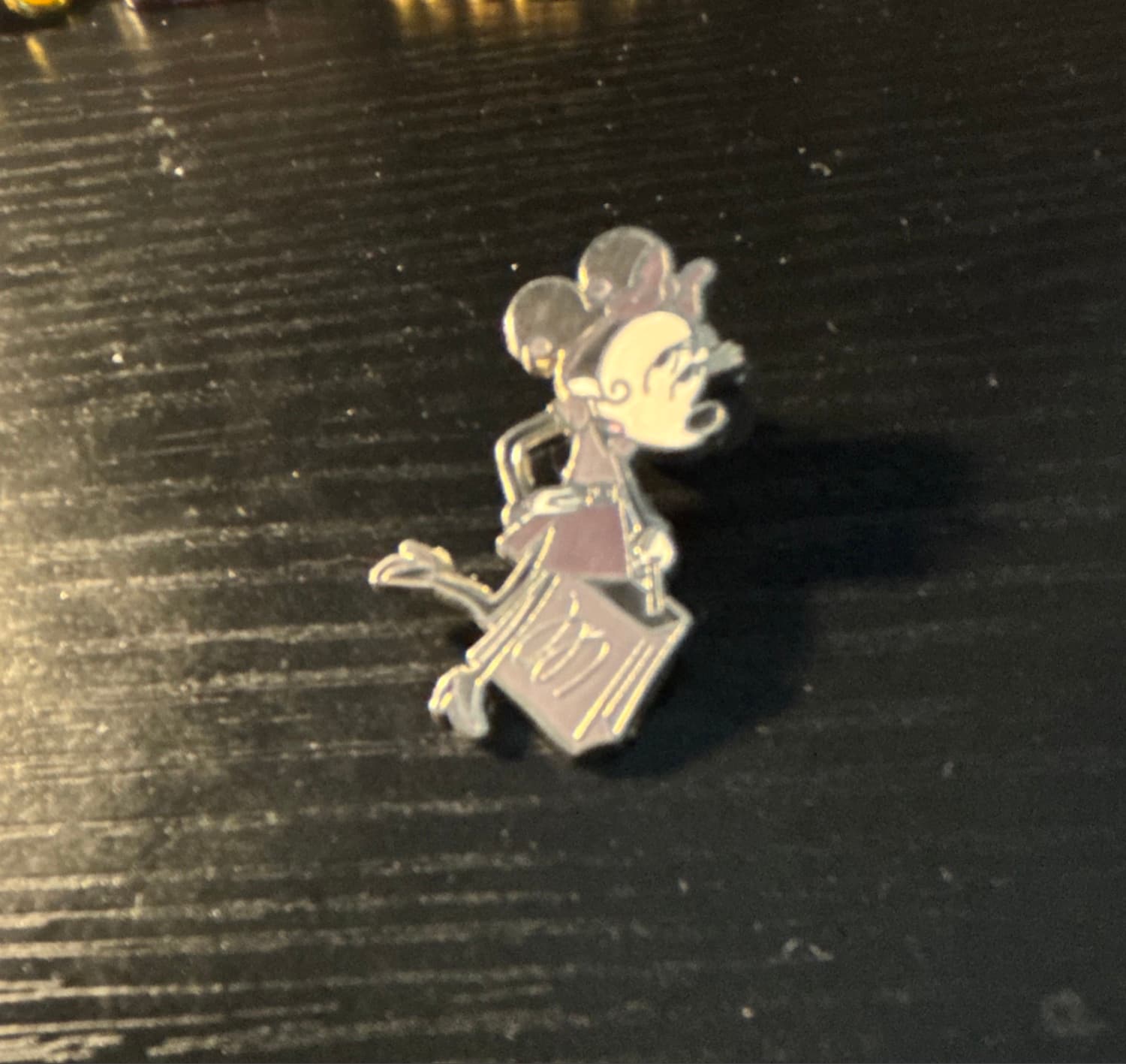 Minnie Mouse with Purple Dress and Shopping Bag front