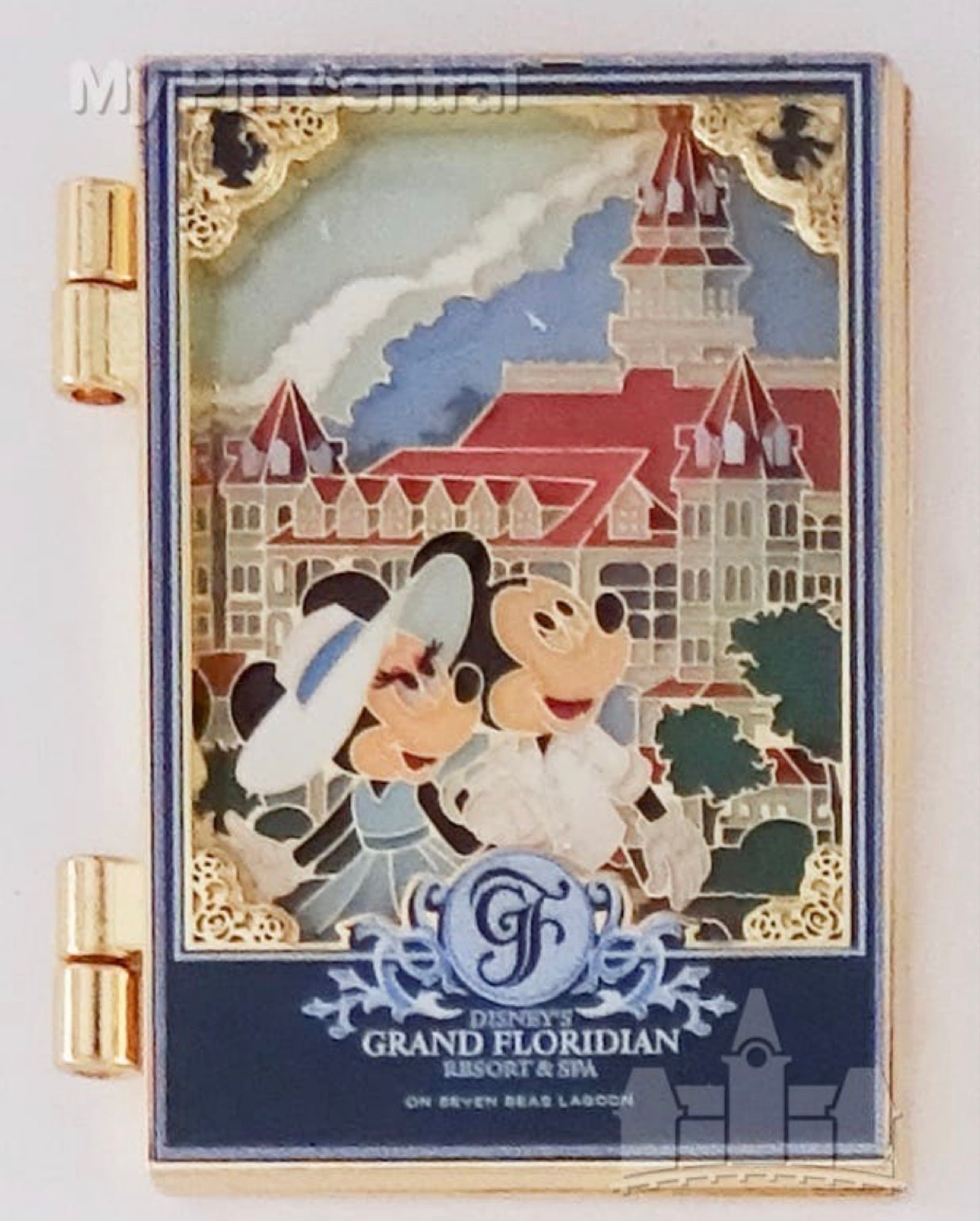 Mickey & Minnie at Grand Floridian Resort & Spa Hinged Pin front