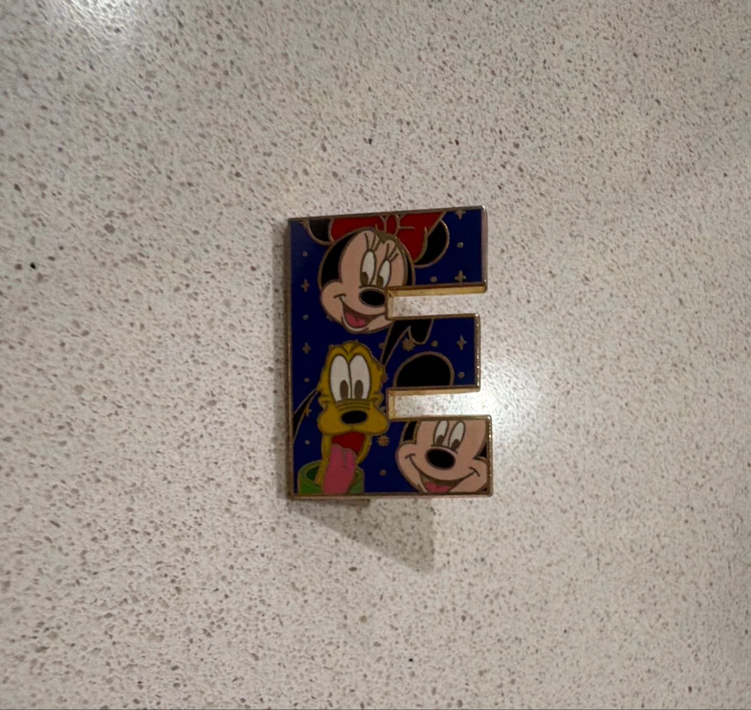 Mickey, Minnie, and Pluto Letter E - Alphabet Collection front