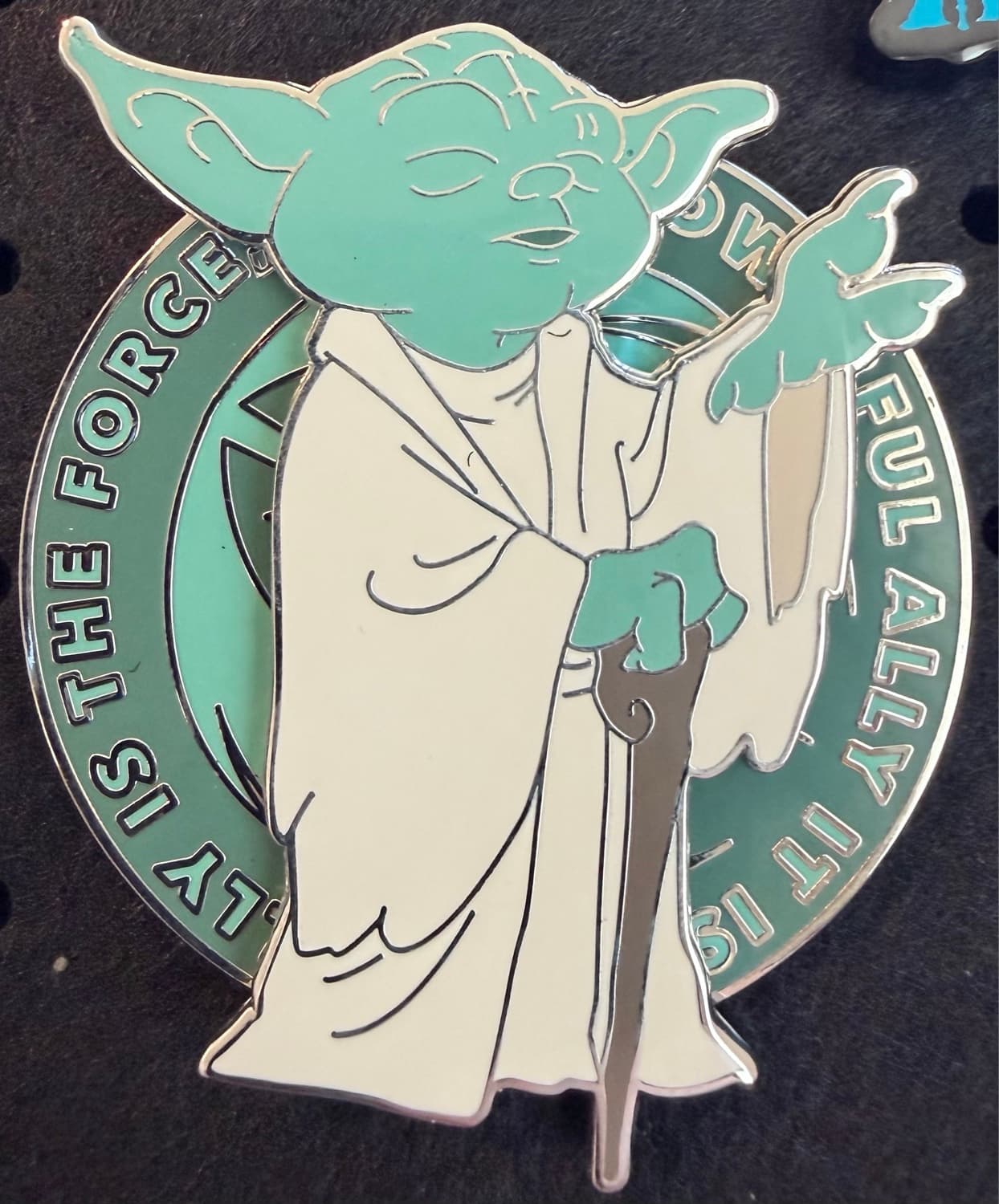 WDW - Yoda - Star Wars - My Ally is the Force and a Powerful Ally It Is - Spinner front