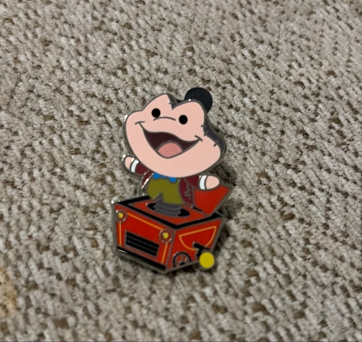Mr. Toad Toys in a Box Mystery Collection Pin front