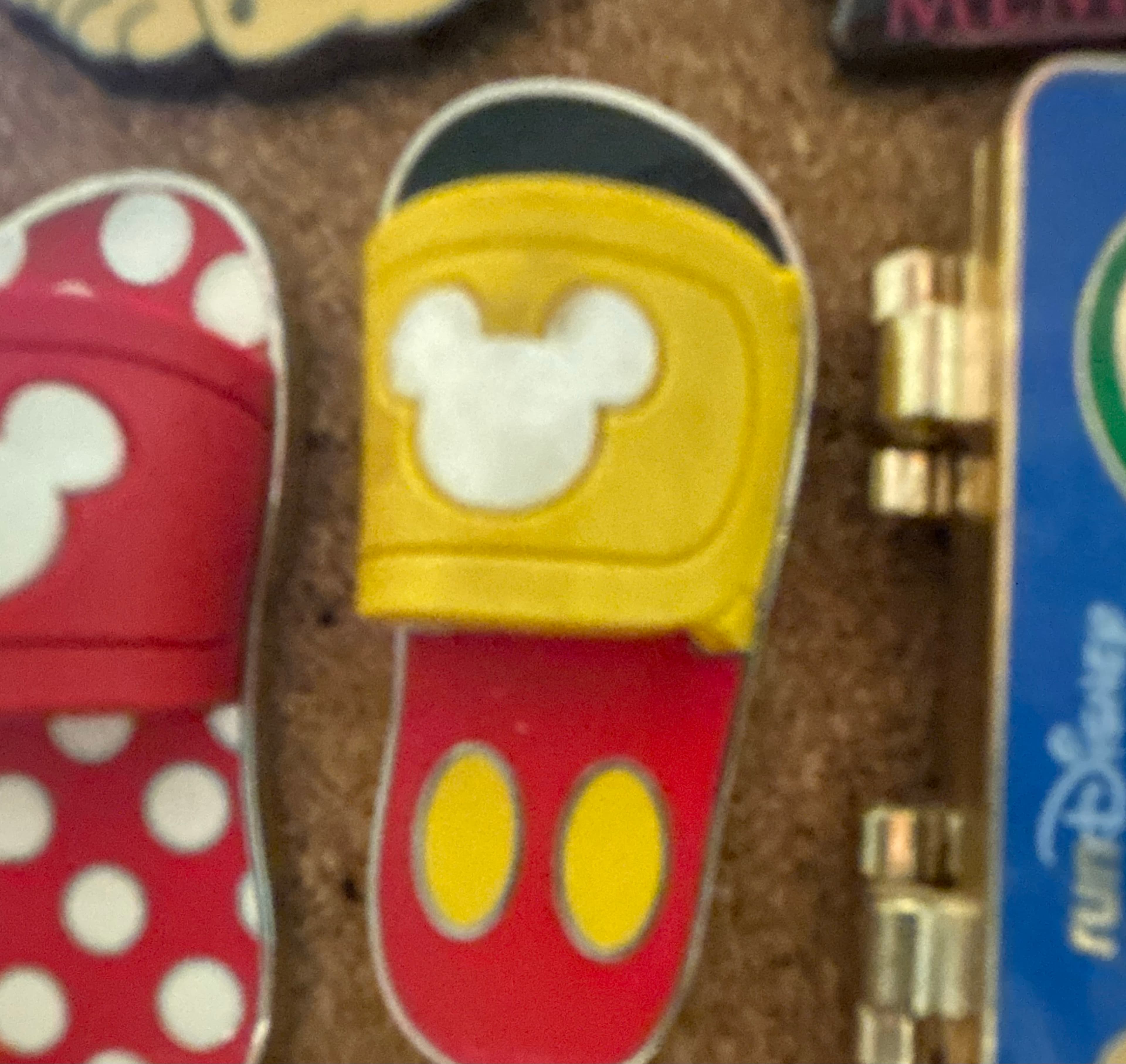 Mickey Mouse Sandal Pin front