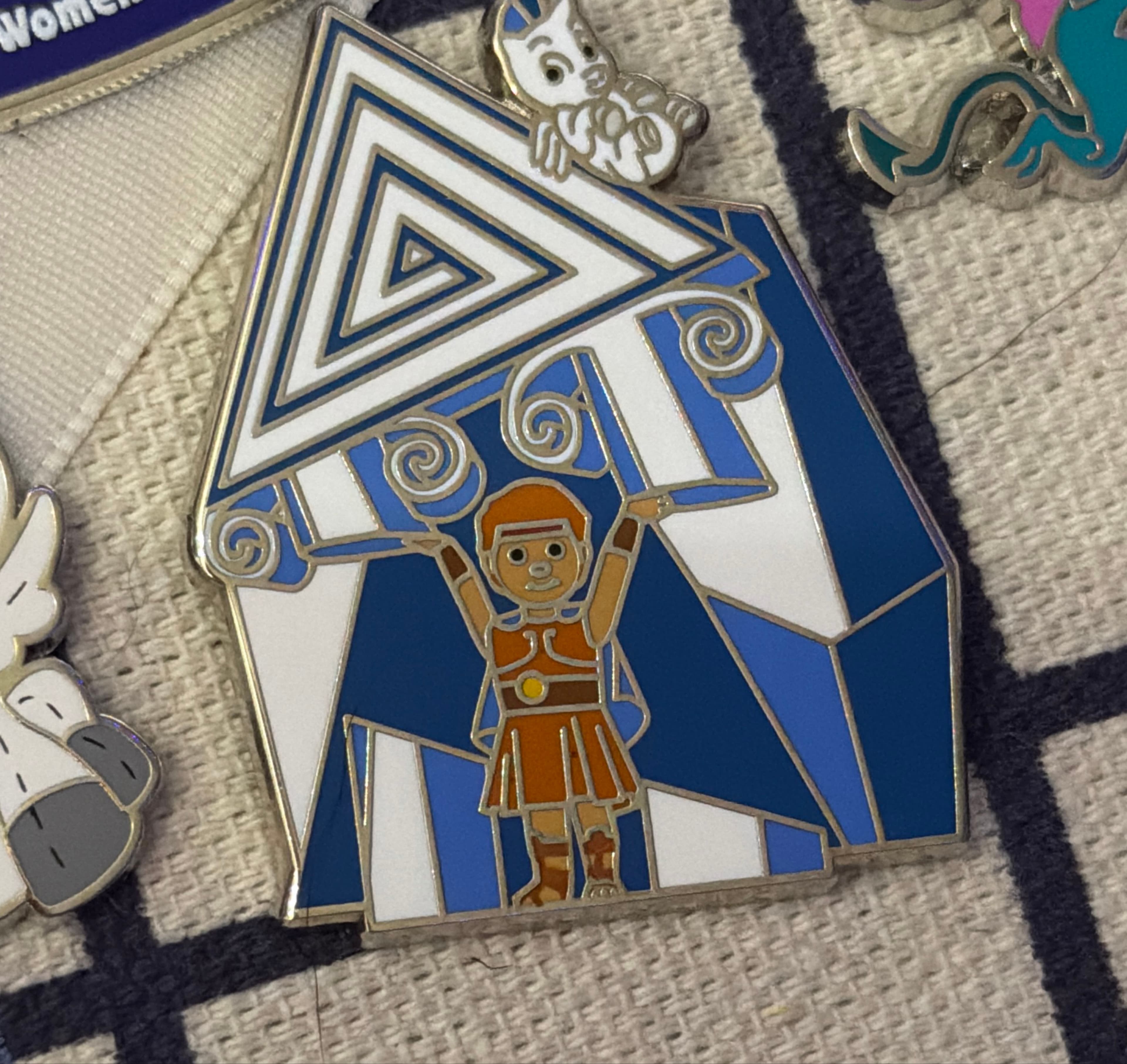 Hercules and Pegasus - It's a Small World with Disney Characters Mystery Set front