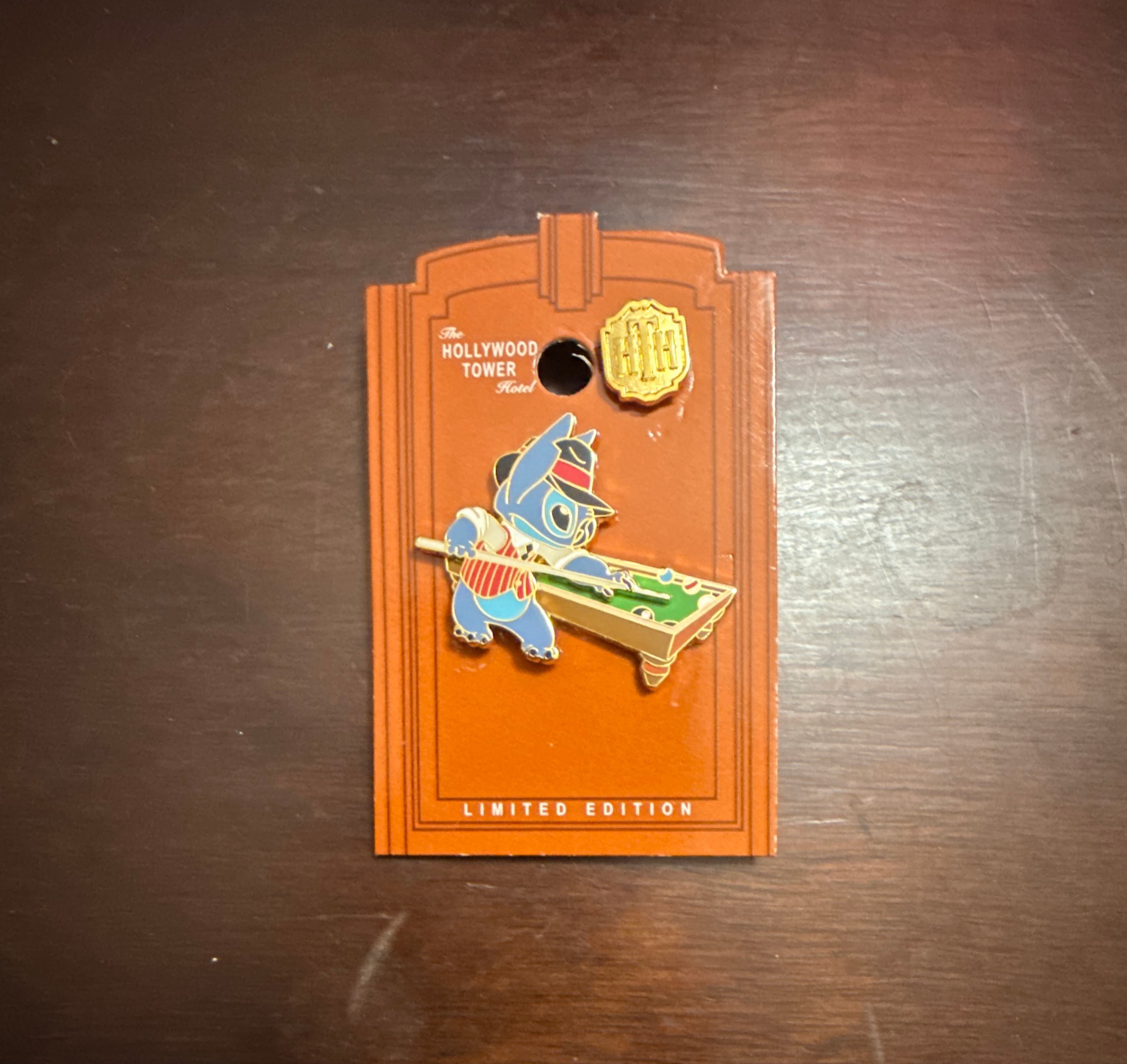 Stitch Playing Pool - The Twilight Zone Tower of Terror Event front