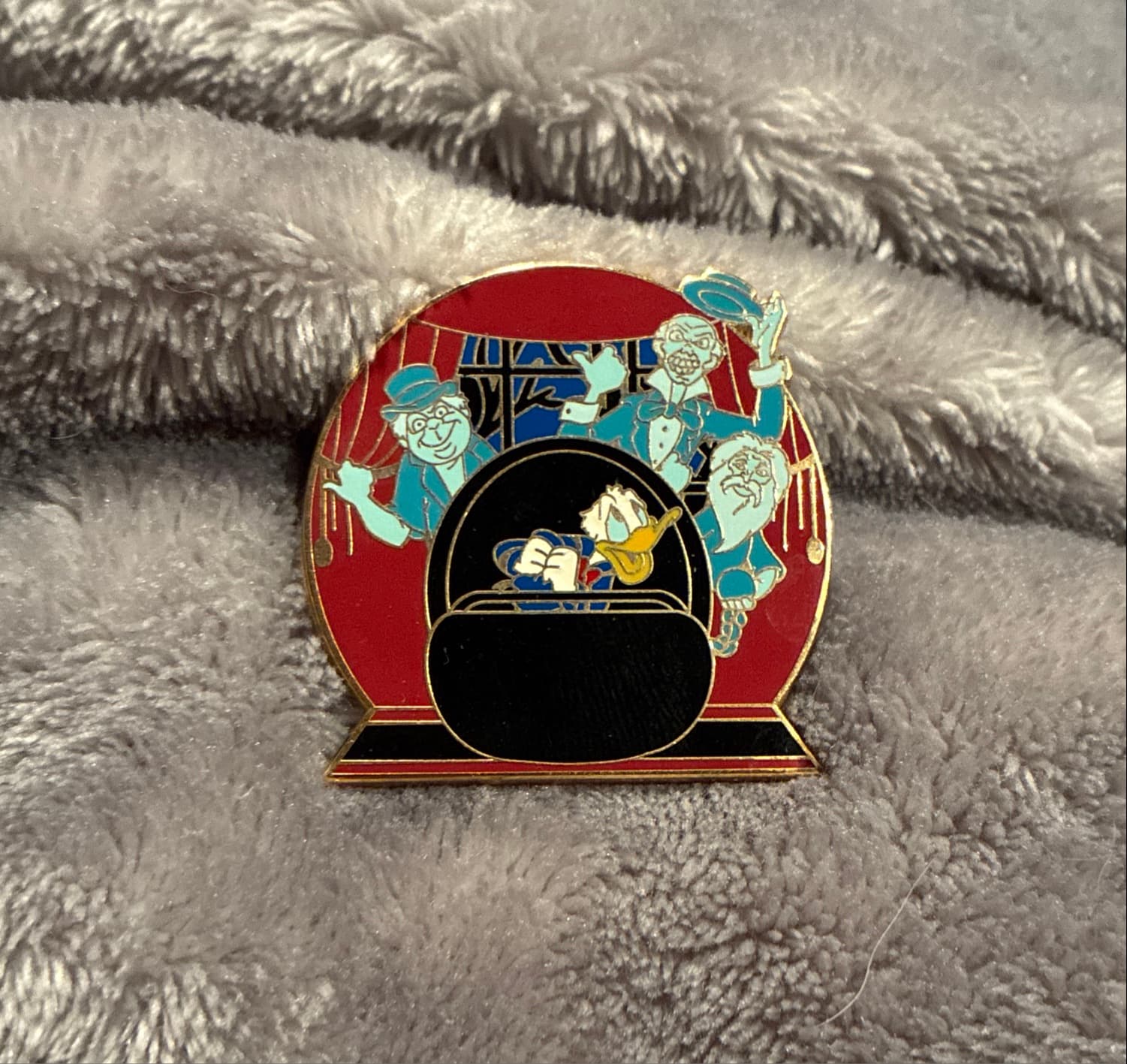 Donald Duck as Phineas Haunted Mansion Collection Pin front