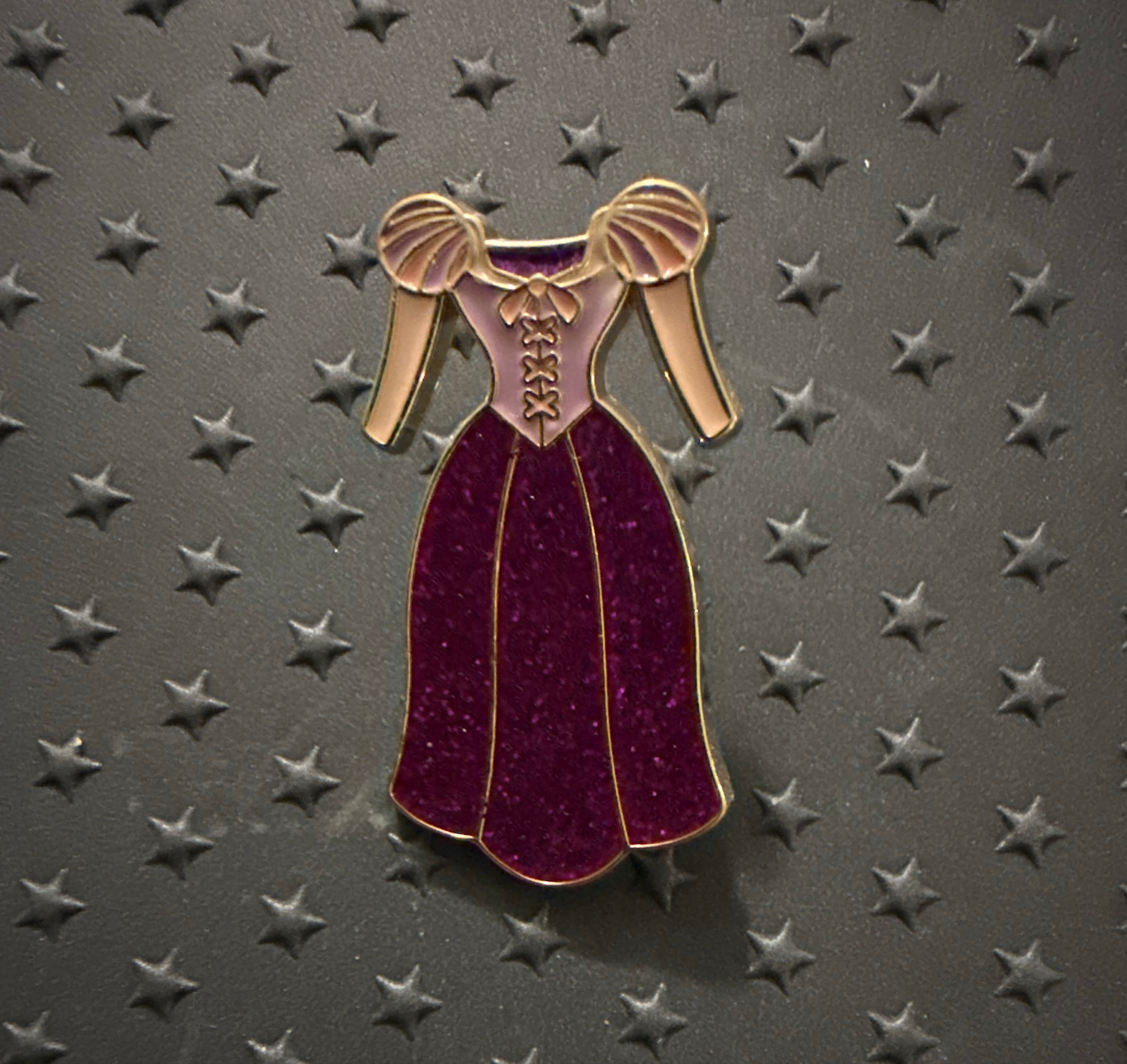 Loungefly Disney Princess Dress Blind Box Enamel Pin - Rapunzel's Dress front