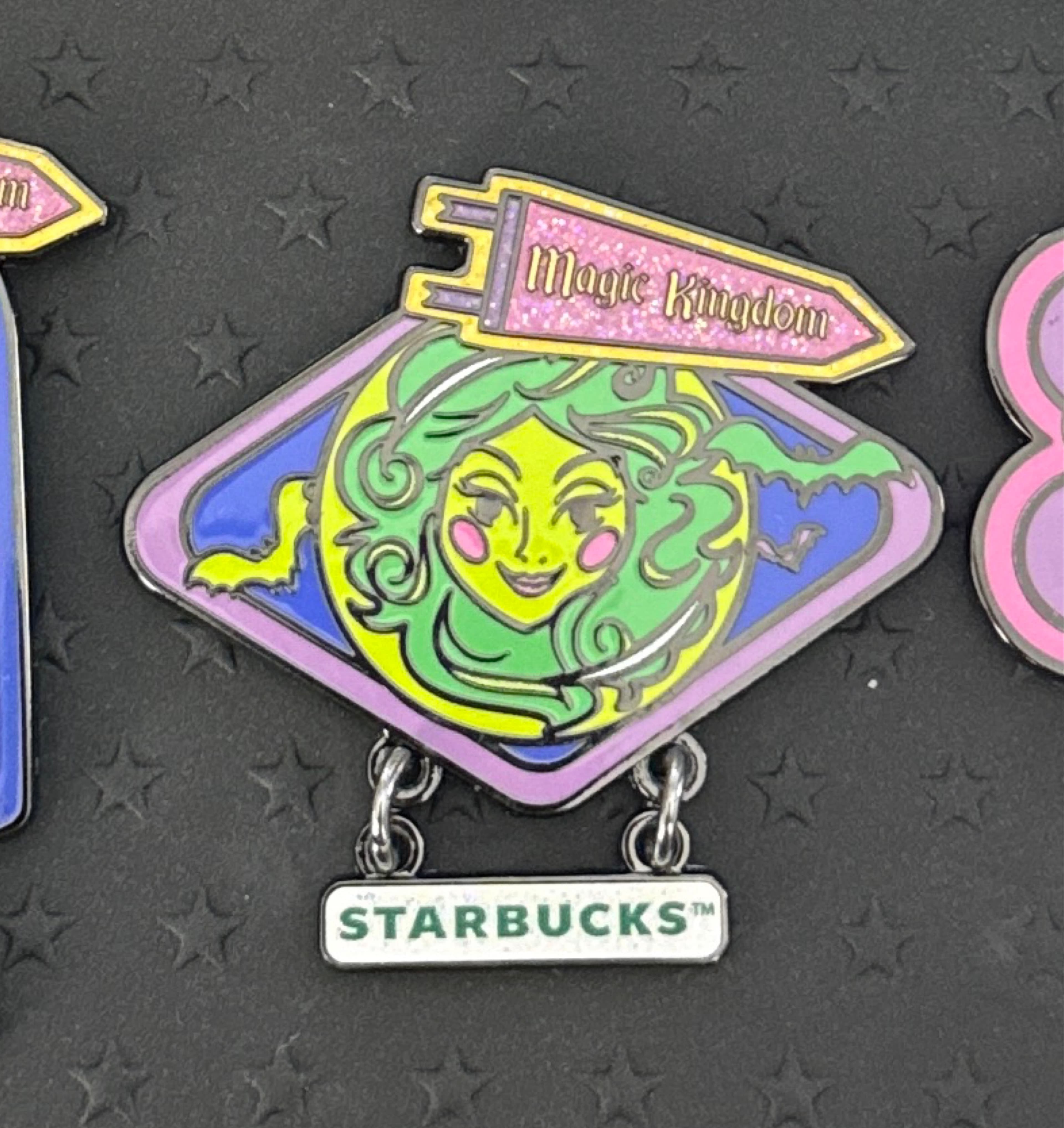 Madame Leota - Starbucks Mystery Pin Set - Magic Kingdom front