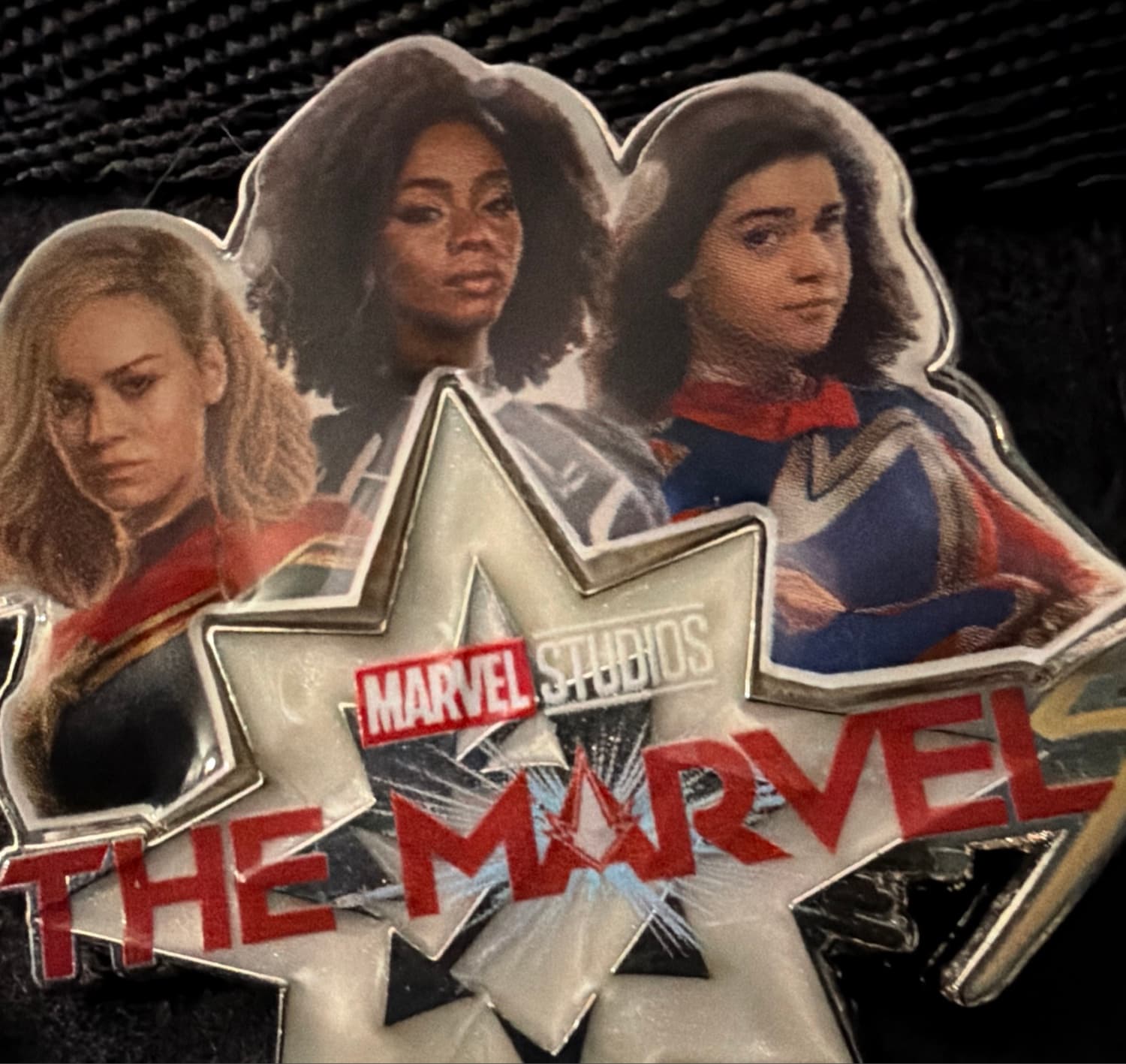 The Marvels Limited Release Pin - Captain Marvel, Ms. Marvel, Monica Rambeau front