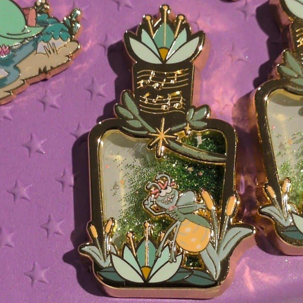 princess and the frog perfume glitter bottle front