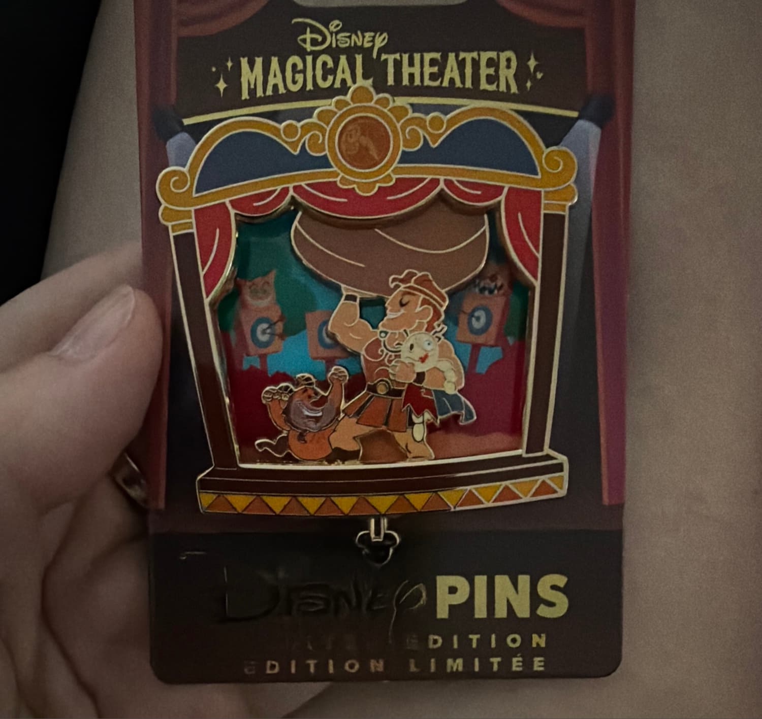 Magical Theater Hercules Pin front