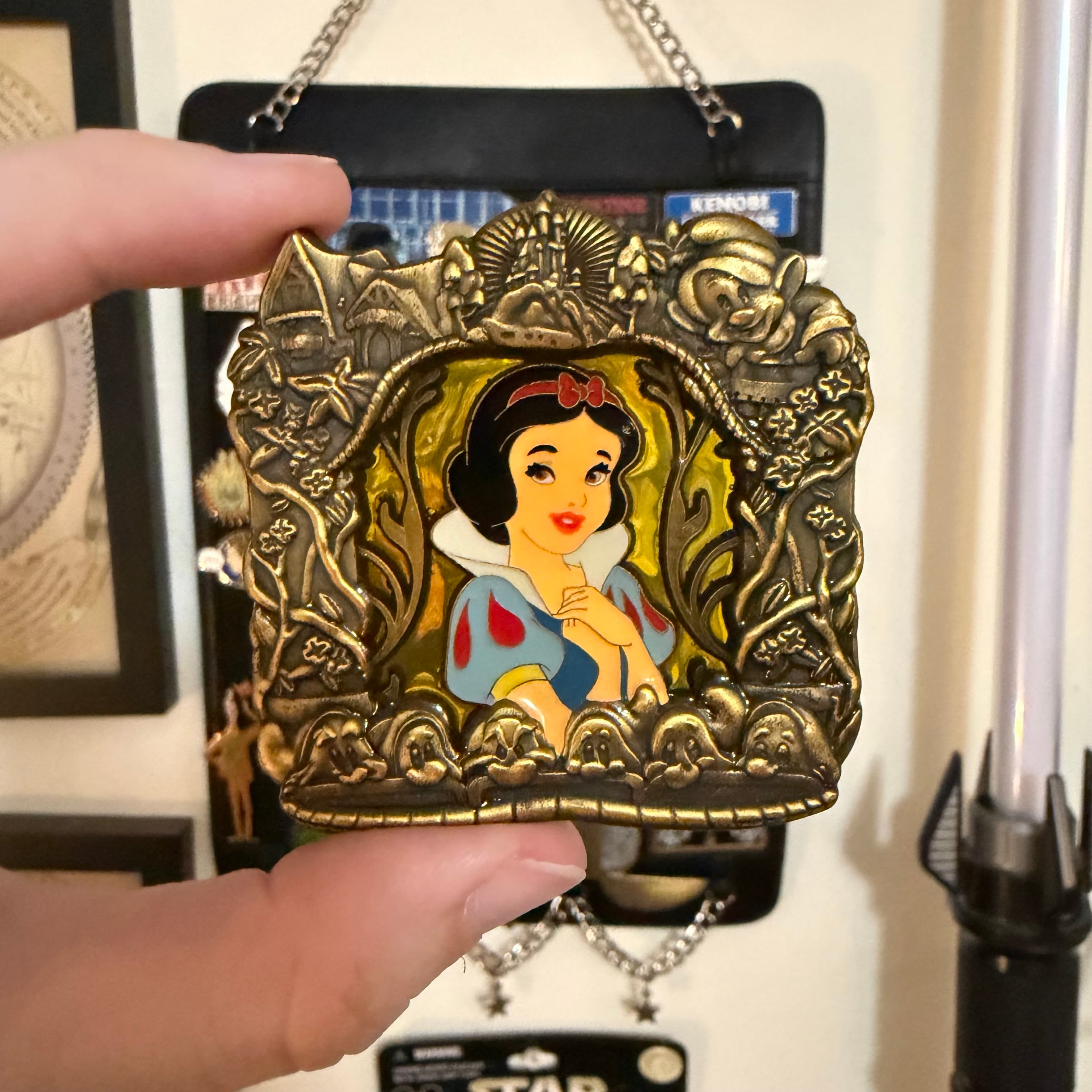 Snow White - Princess Stained Glass Framed front