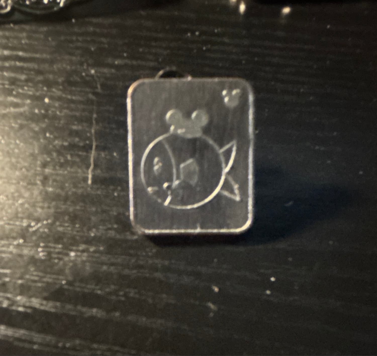 Fish with Mouse Ears - 2015 Hidden Mickey Pets Collection Chaser Pin front