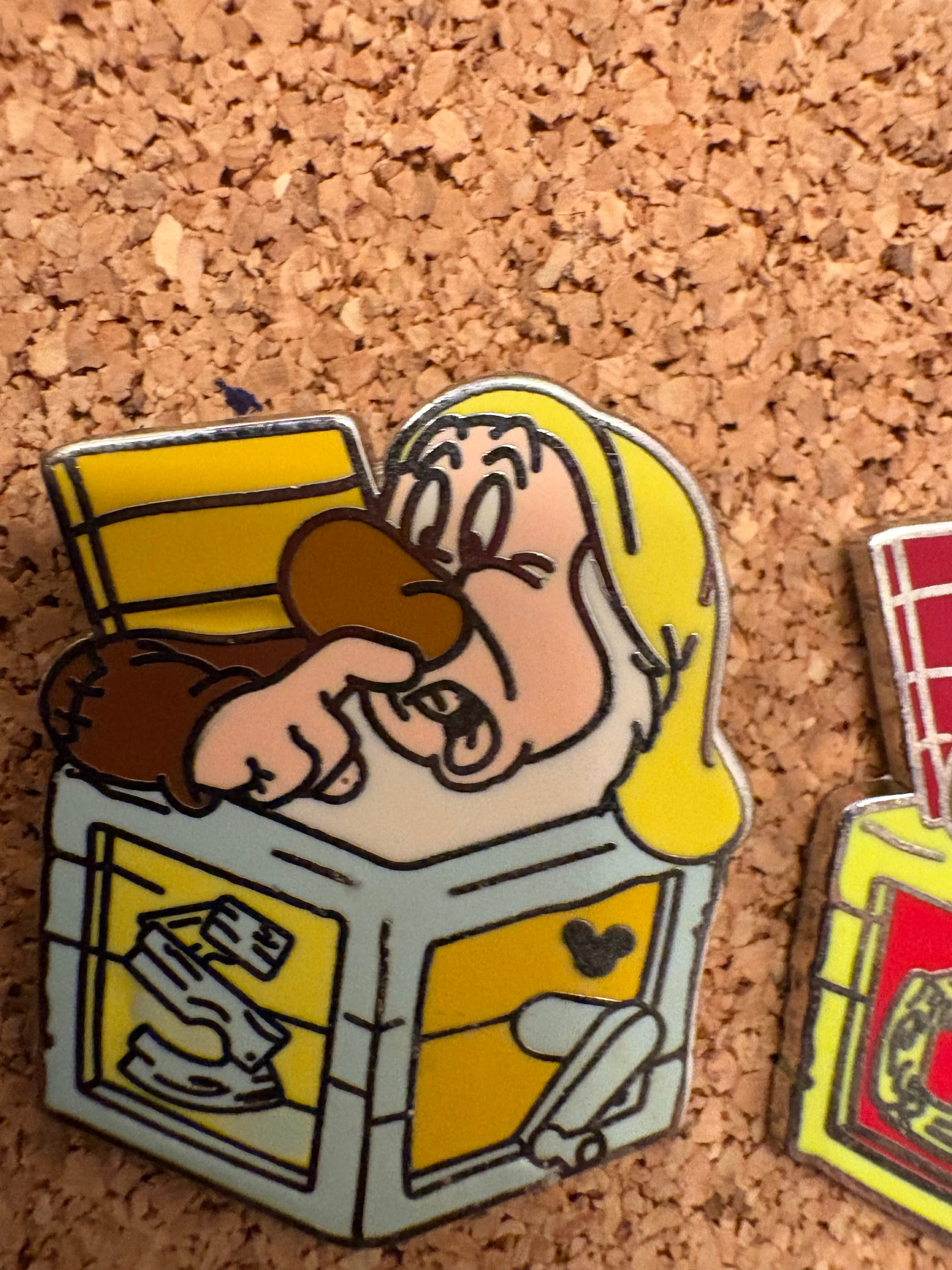 Sneezy Jack In Box Hidden Mickey Pin front