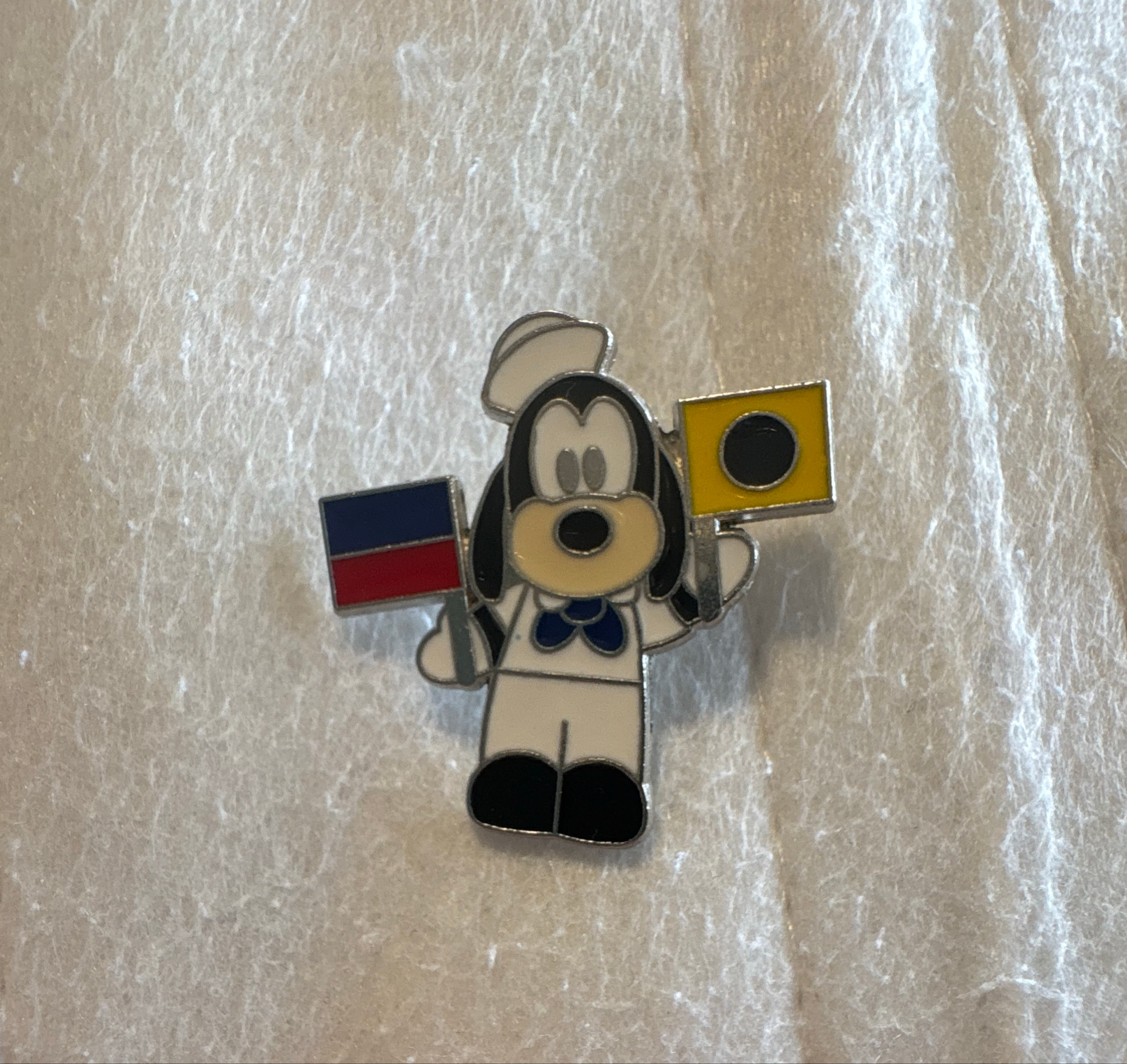 Sailor Goofy with Nautical Signal Flags front