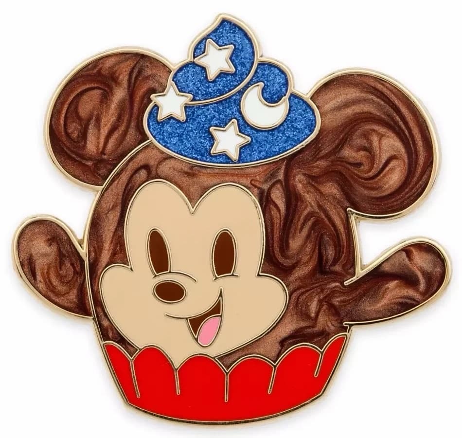Sorcerer Mickey Mouse Chocolate Mousse Cupcake front