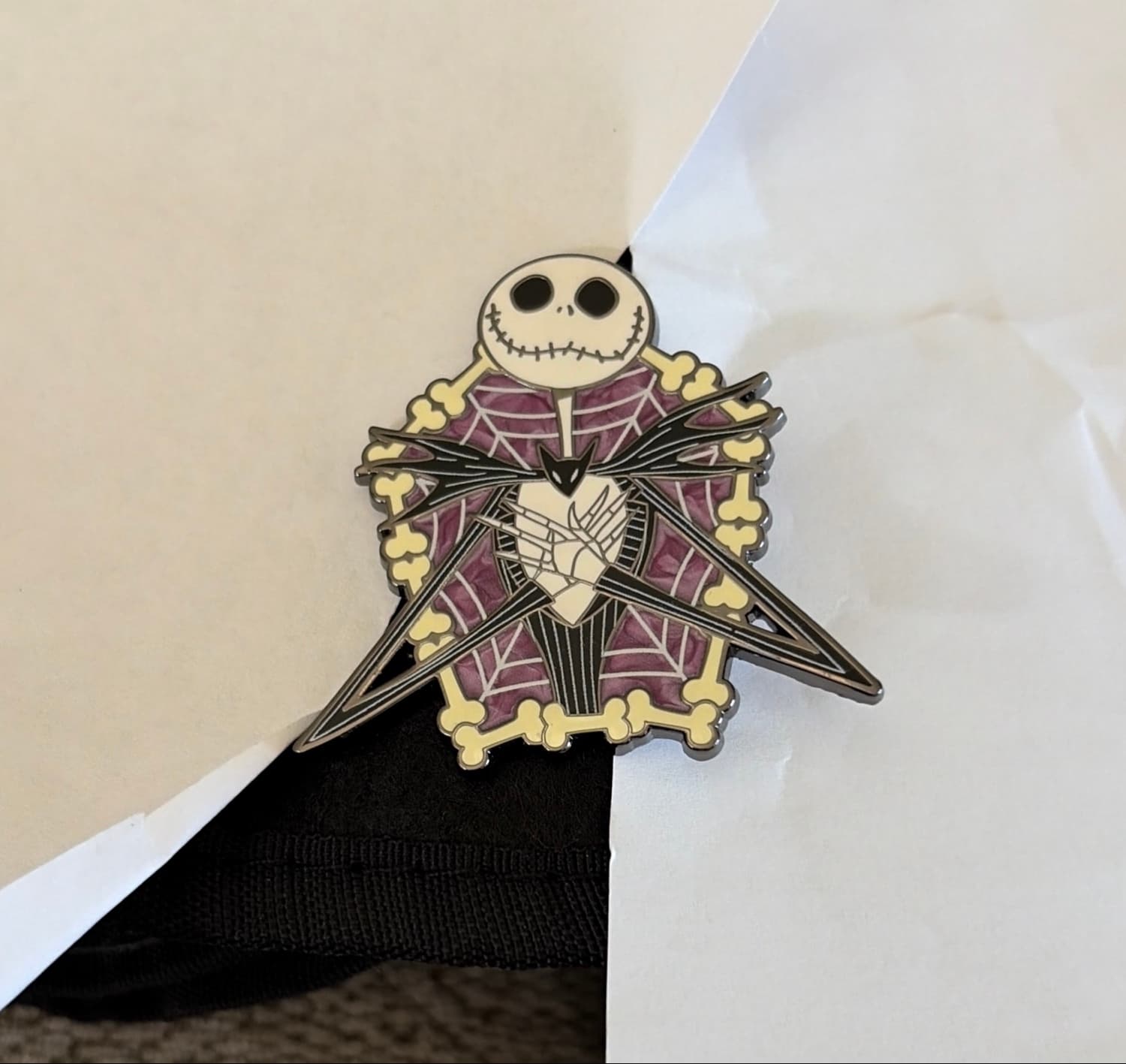 Jack Skellington With Bones Pin, Tim Burton's The Nightmare Before Christmas front