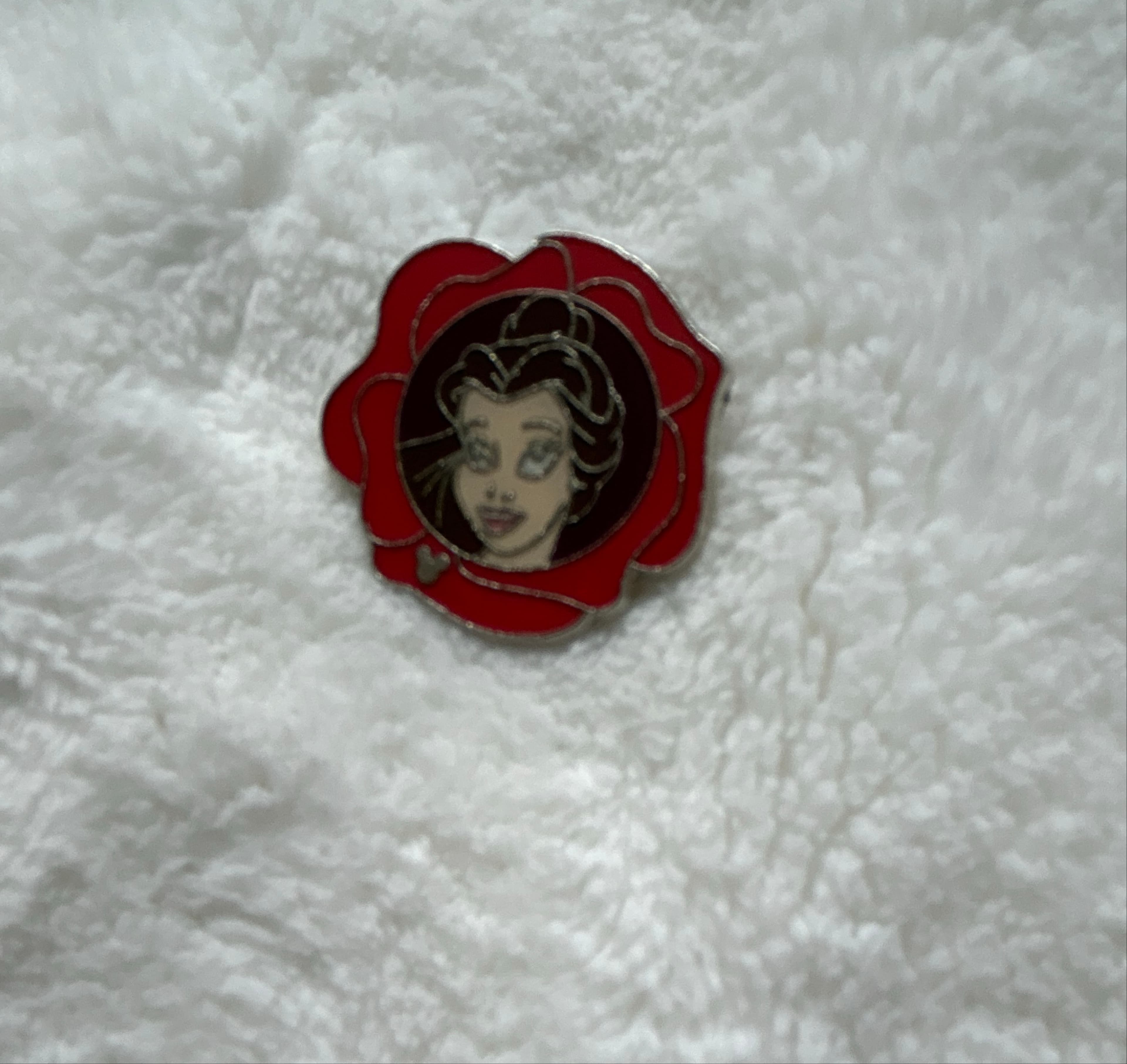 Belle Red Rose - 2011 Hidden Mickey - Princess Flowers front