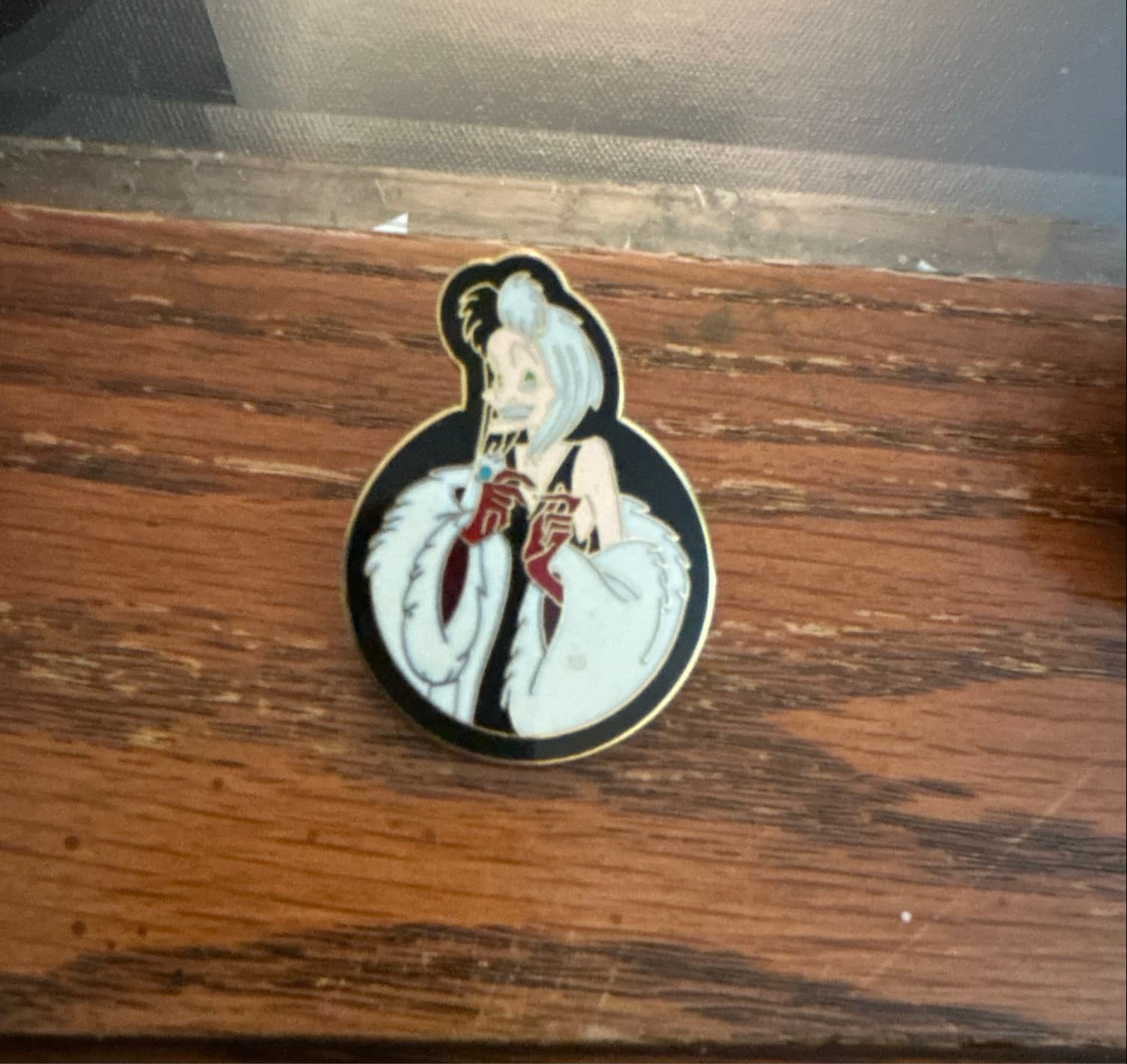 Cruella De Vil fur coat Portrait front