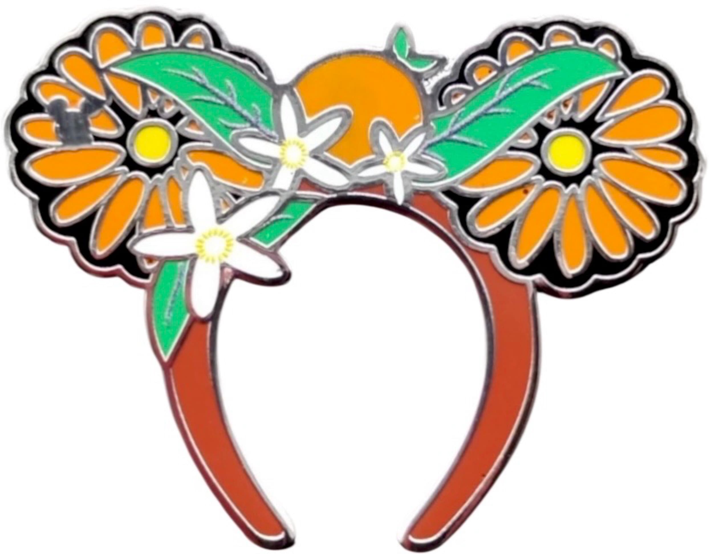 Orange Bird Ear Headband Chaser front