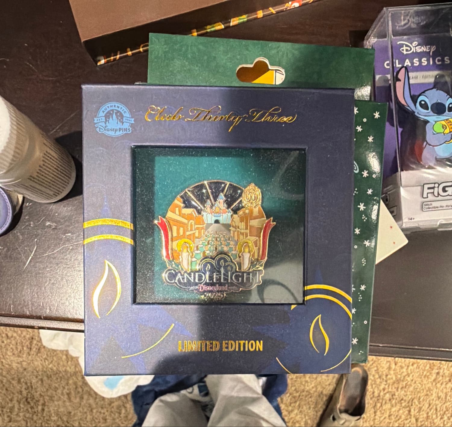 Disneyland Club 33 Candlelight Processional Pin 2023 front