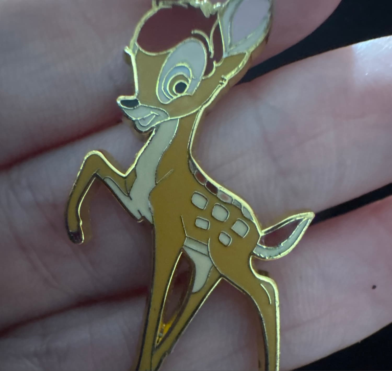 Bambi Walking Pin front