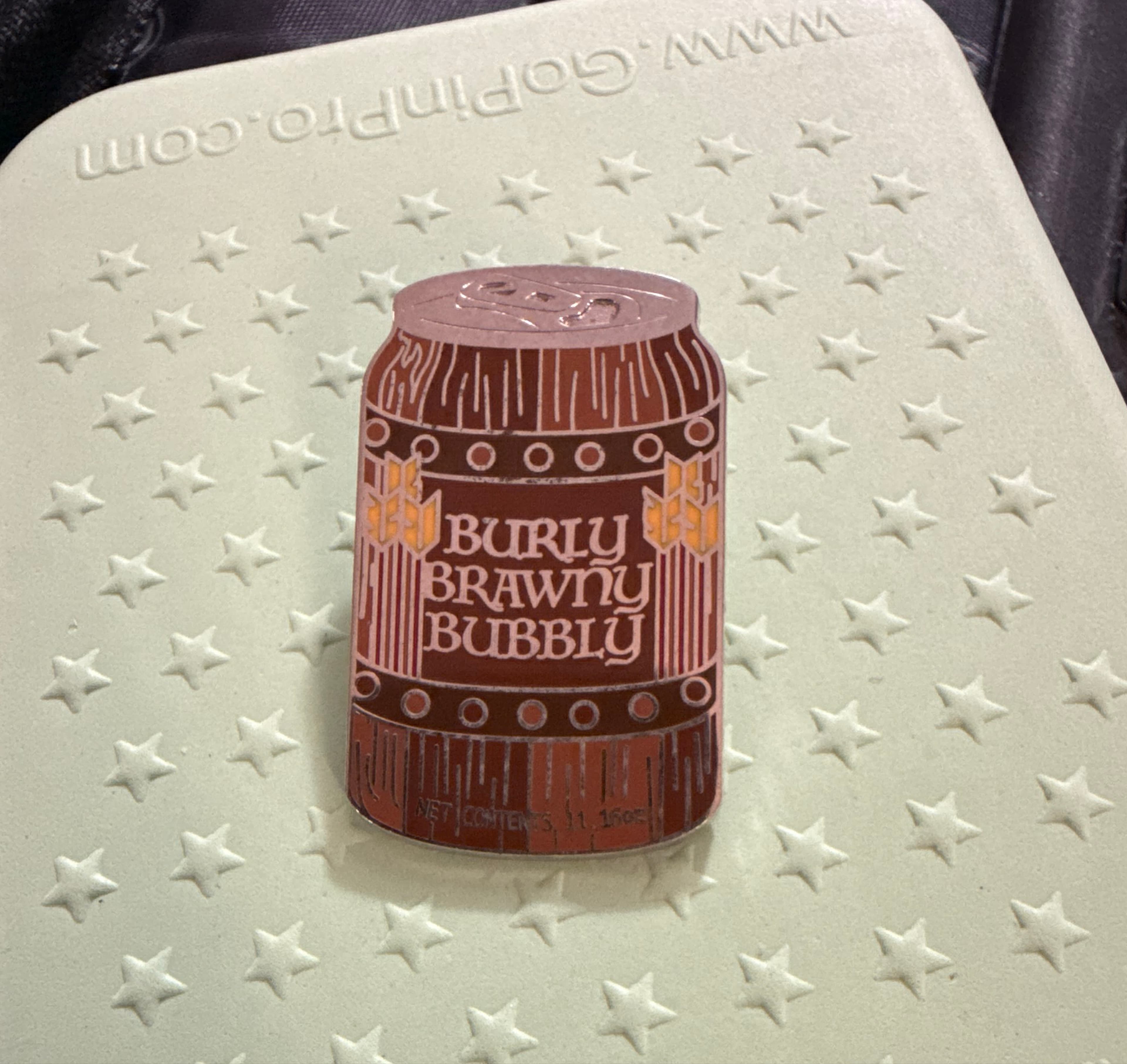 Gaston's Burly Brawny Bubbly Pin - Delicious Drinks Mystery Pin Set front