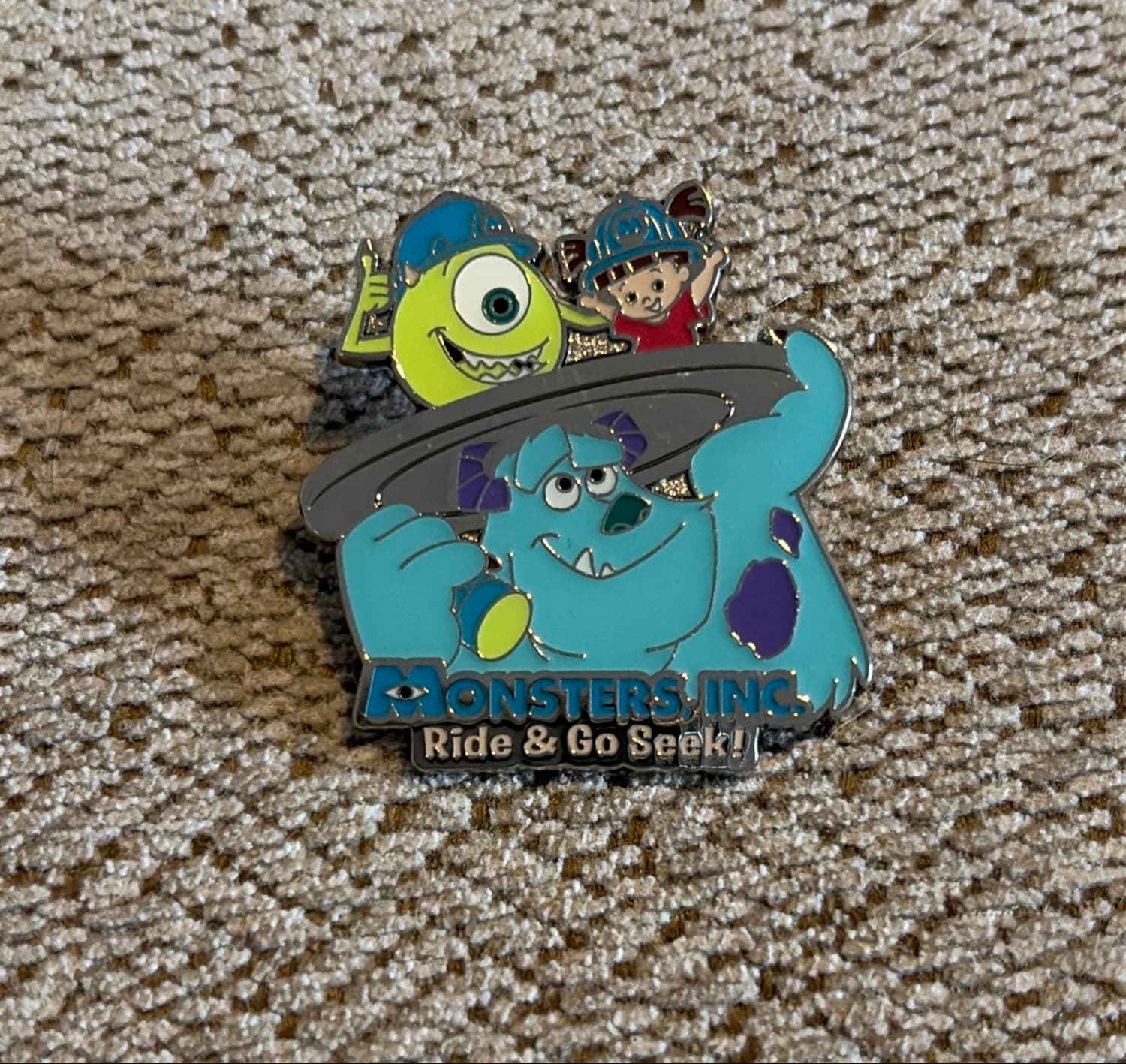 Mike, Sulley and Boo front