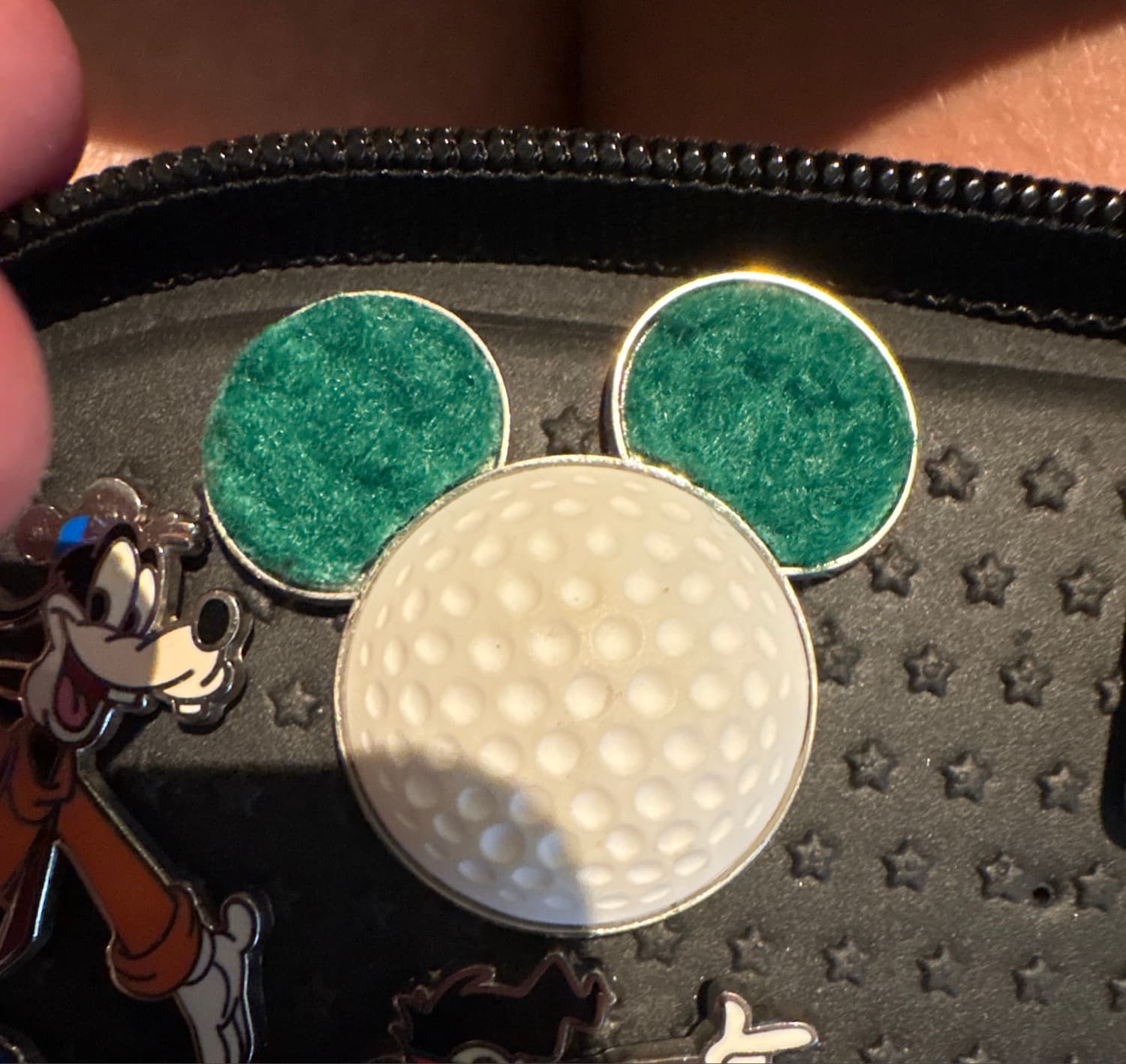 Mickey Ears Golf Ball front