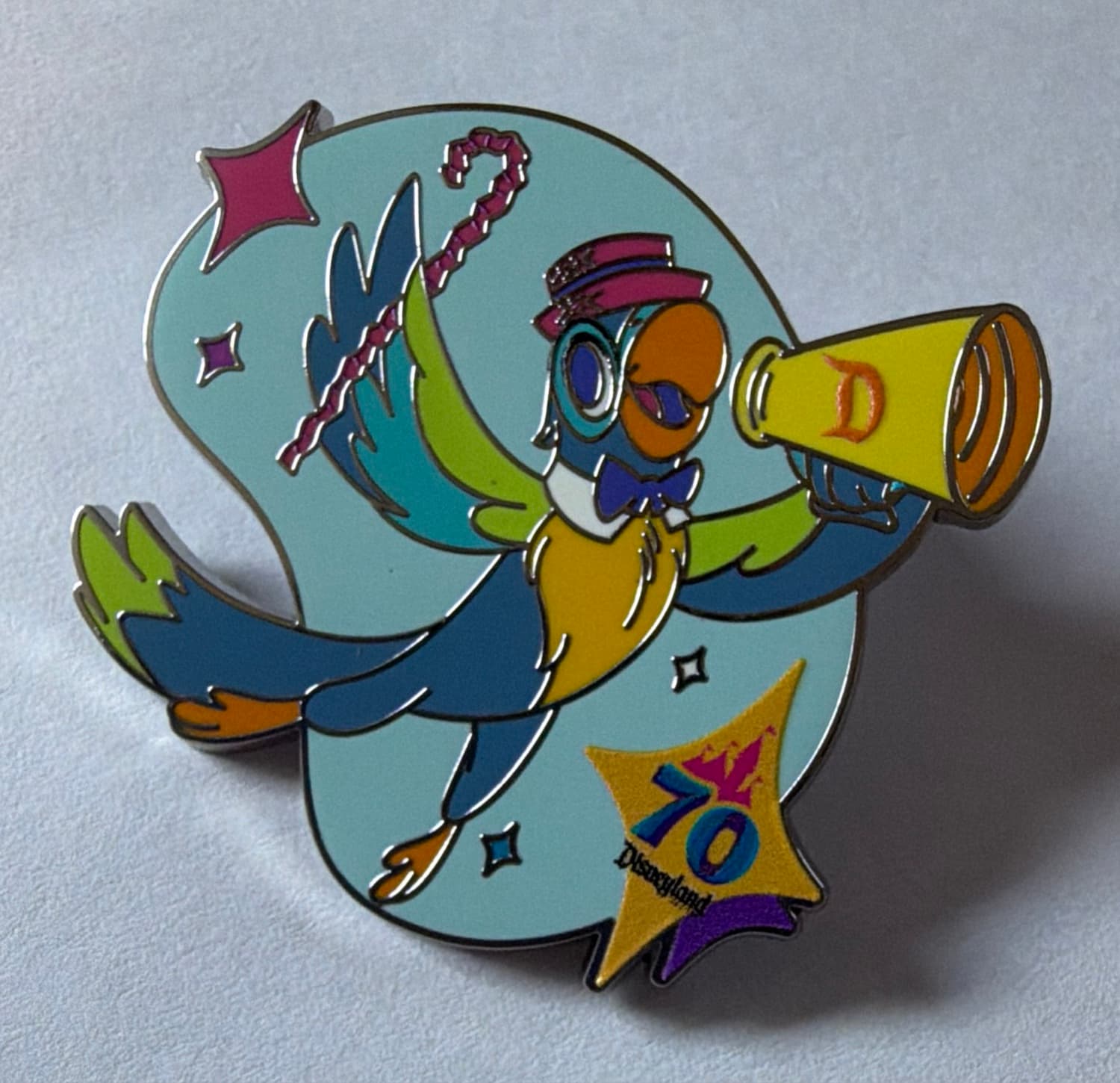 Disneyland 70th Anniversary Mystery Pin Set - José front
