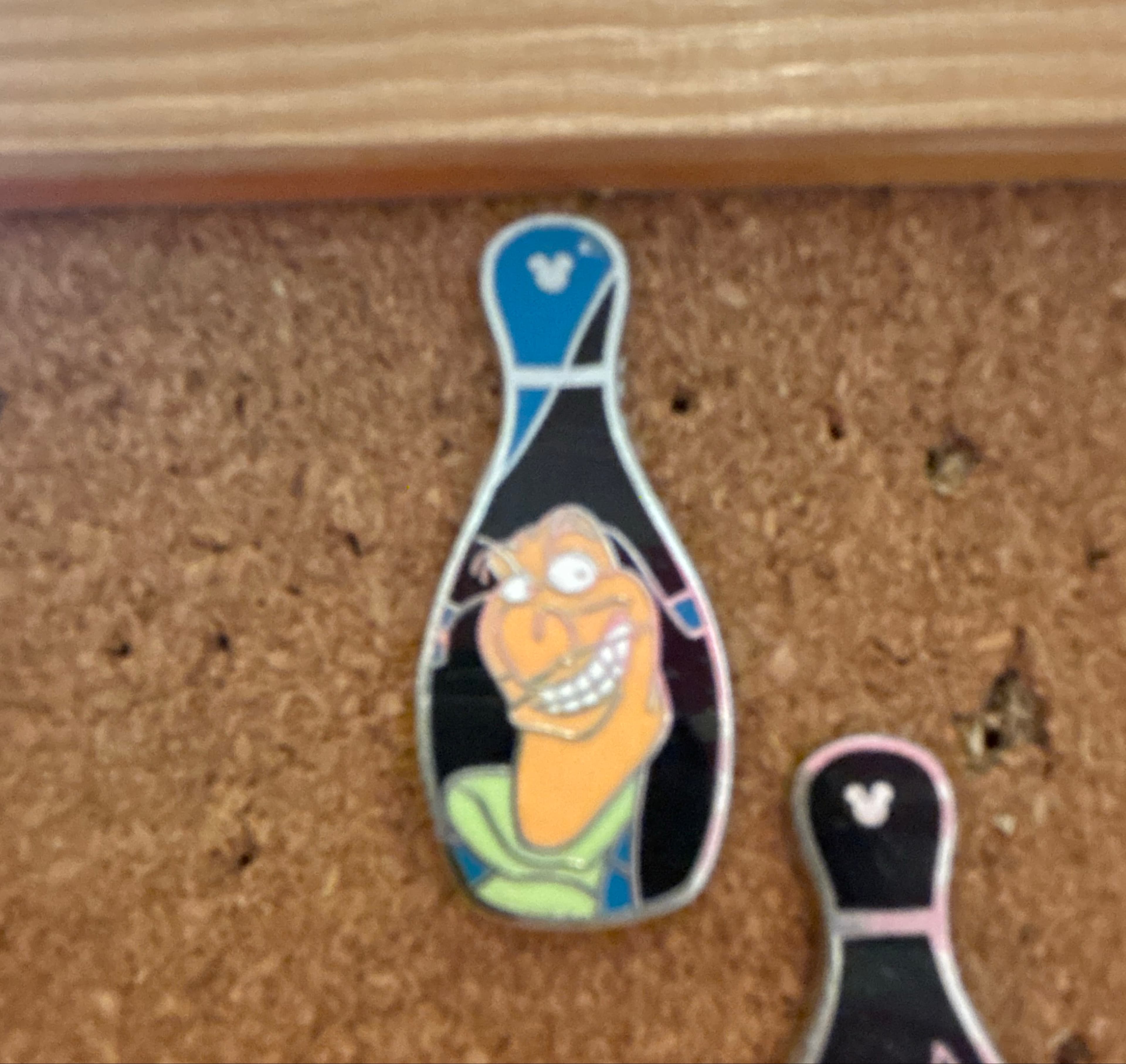 Captain Hook - Bowling Pin Villains - Hidden Mickey 2008 front