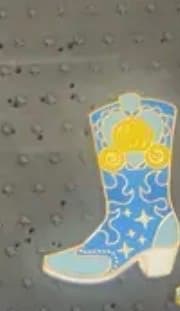 Cinderella Blue Boot front