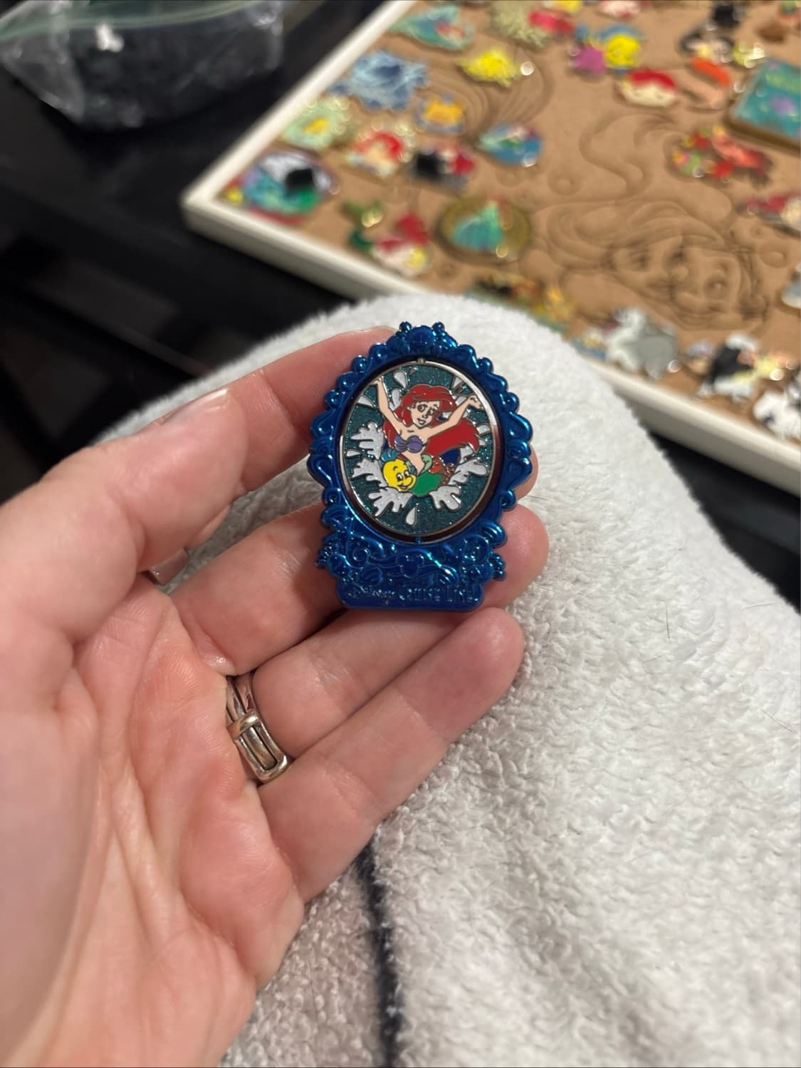 Disney Cruise Line Little Mermaid Spinner Pin front